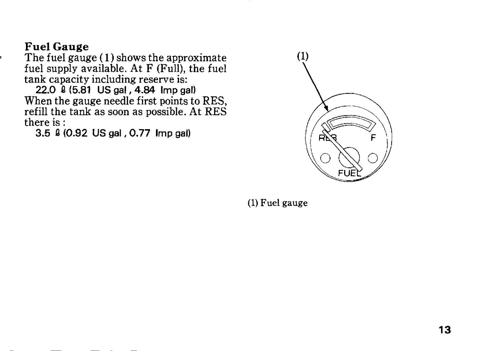 HONDA CBR1000F Dual Combined Brake System Owners Manual 1992, FOLDOUTS