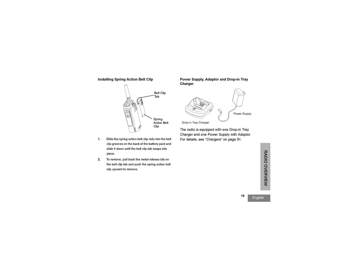 MOTOROLA RDX Series RDU2020 RDV2020 RDU4100 RDV5100 Two-Way User Guide 2007