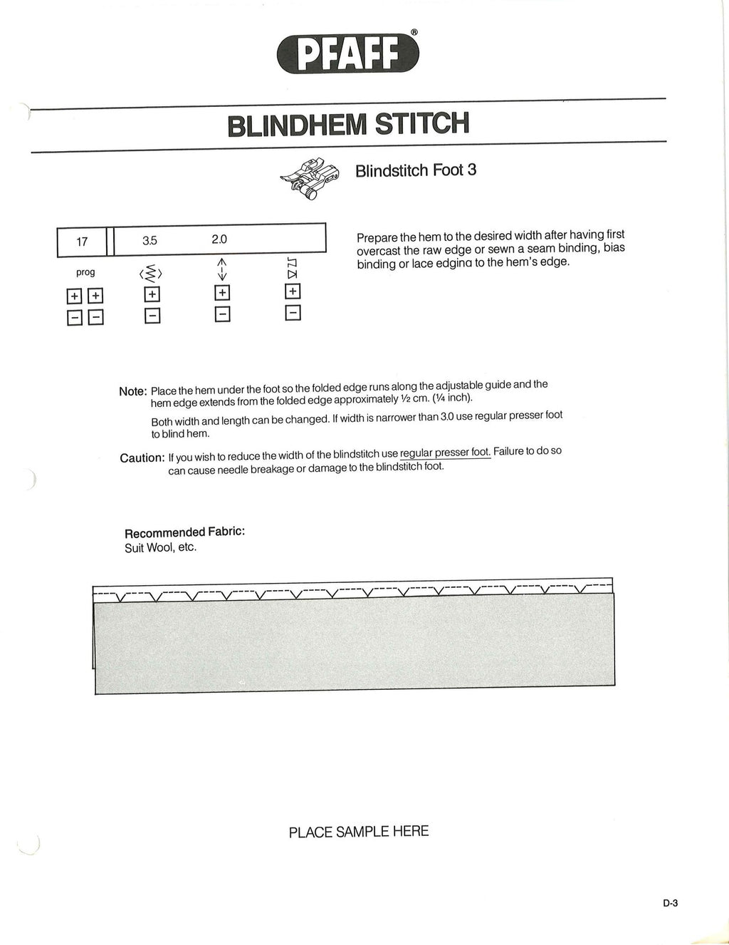 PFAFF Creative 1471 Owners Handbook Manual - yr 1985 - BOUND - COVERS - FOLDOUTS
