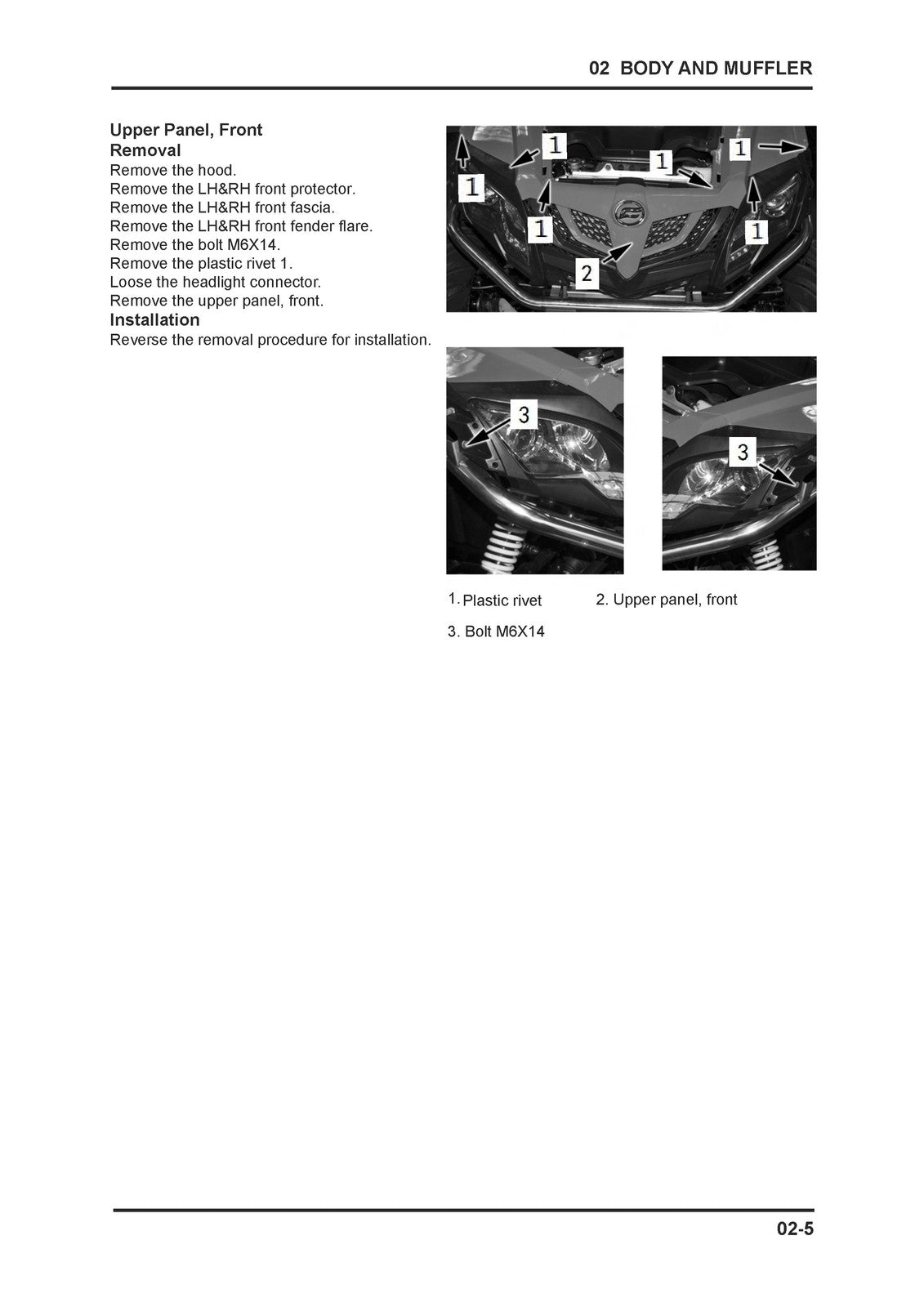 CFMOTO Z-Force 550 CF500US Service Manual 2018 - BOUND - COVERS - XL FOLDOUTS