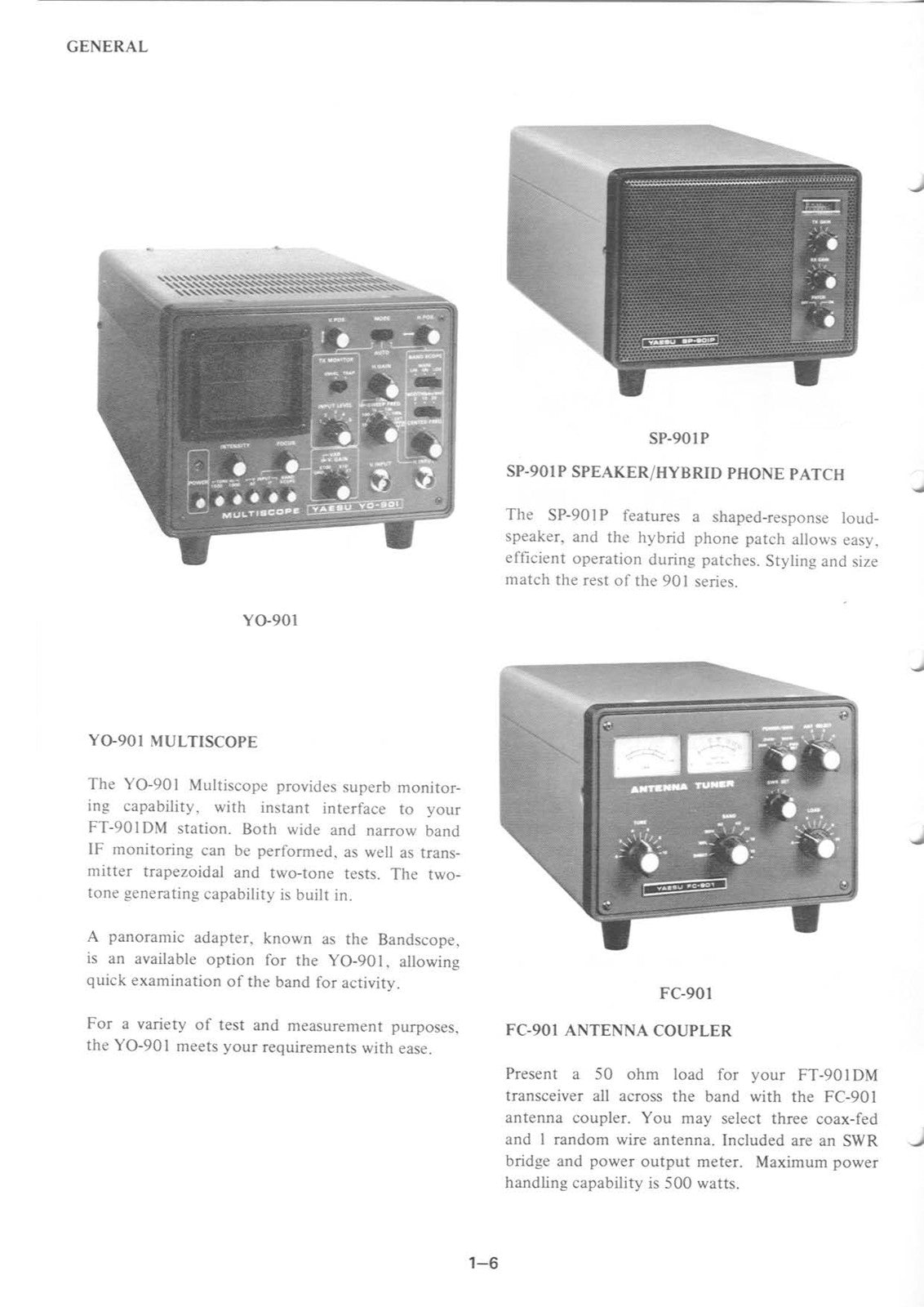 YAESU FT-901 Transceiver Maintenance Service Manual - WIRE BOUND - TOUGH COVERS