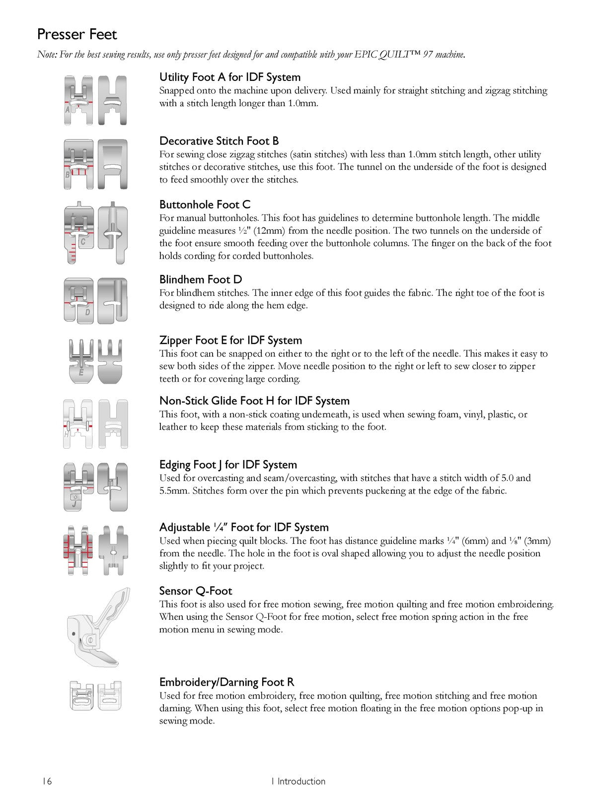 HUSQVARNA VIKING Epic Quilt 97 Users Guide Manual - WIRE BOUND - TOUGH COVERS