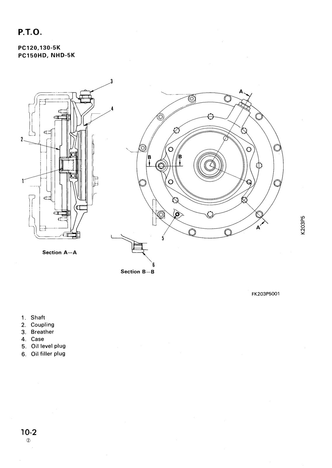 KOMATSU PC120-5K-PC130 PC150 PC180-5K Shop Manual - BOUND - COVERS - XL FOLDOUTS