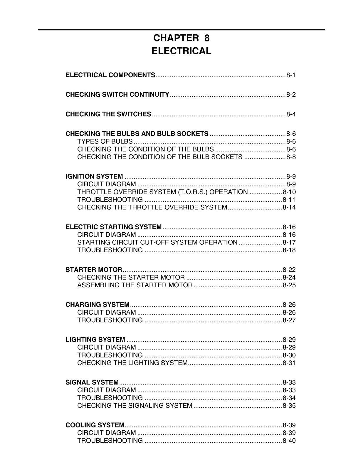 YAMAHA YFZ450S ATV Service Manual 2003 - BOUND - COVERS - XL FOLDOUT PAGES