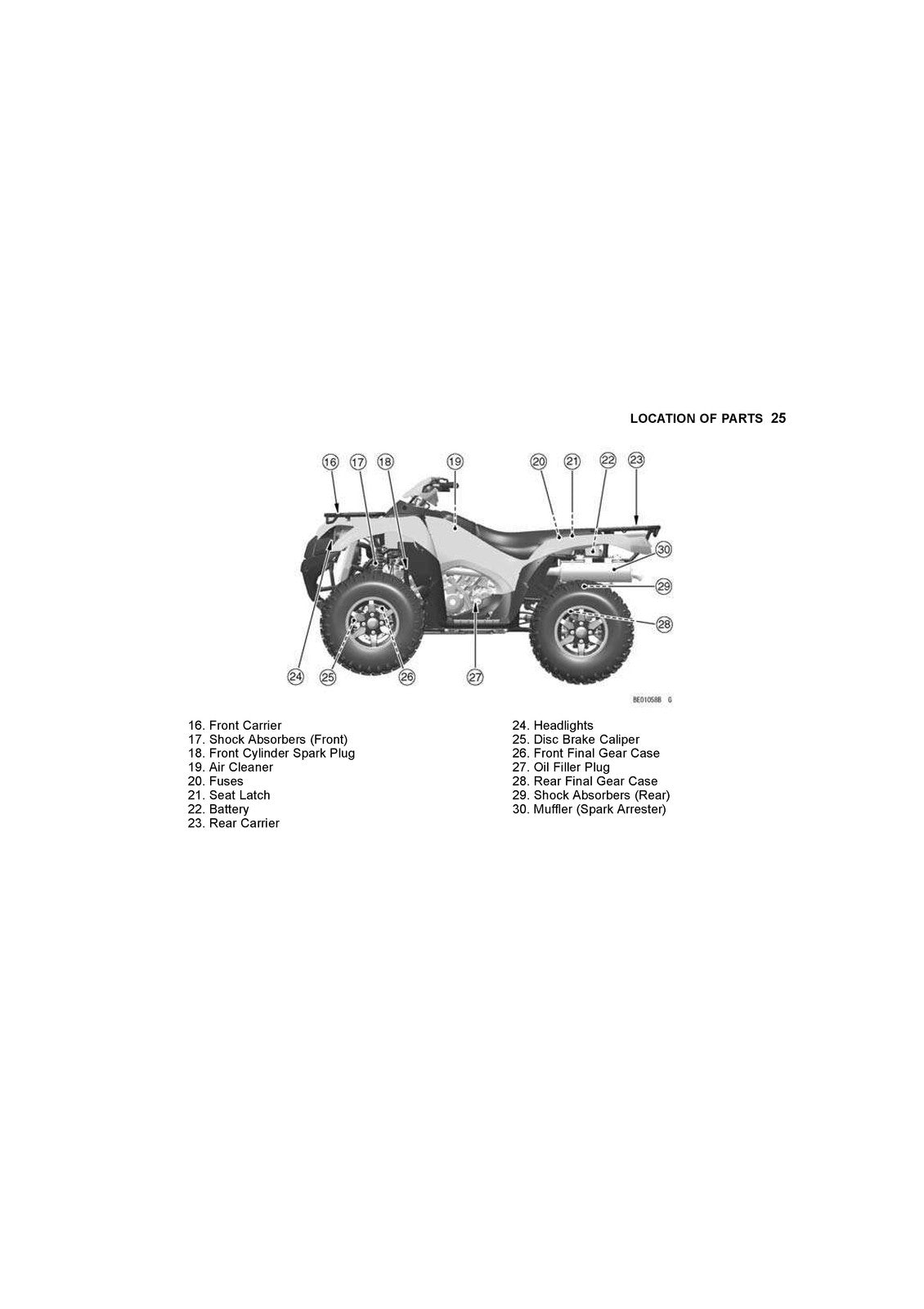 KAWASAKI Brute Force 750 4x4i ATV Owners Manual 2015 - WIRE BOUND - TOUGH COVERS