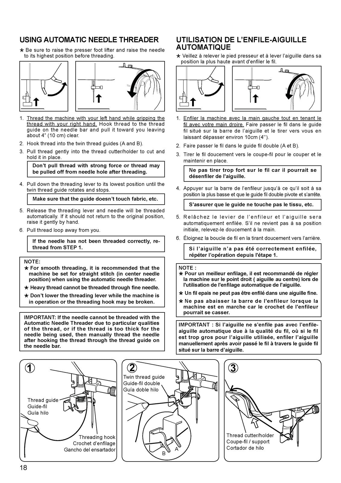 SINGER Futura Model XL-580 Embroidery User Manual - WIRE BOUND - TOUGH COVERS