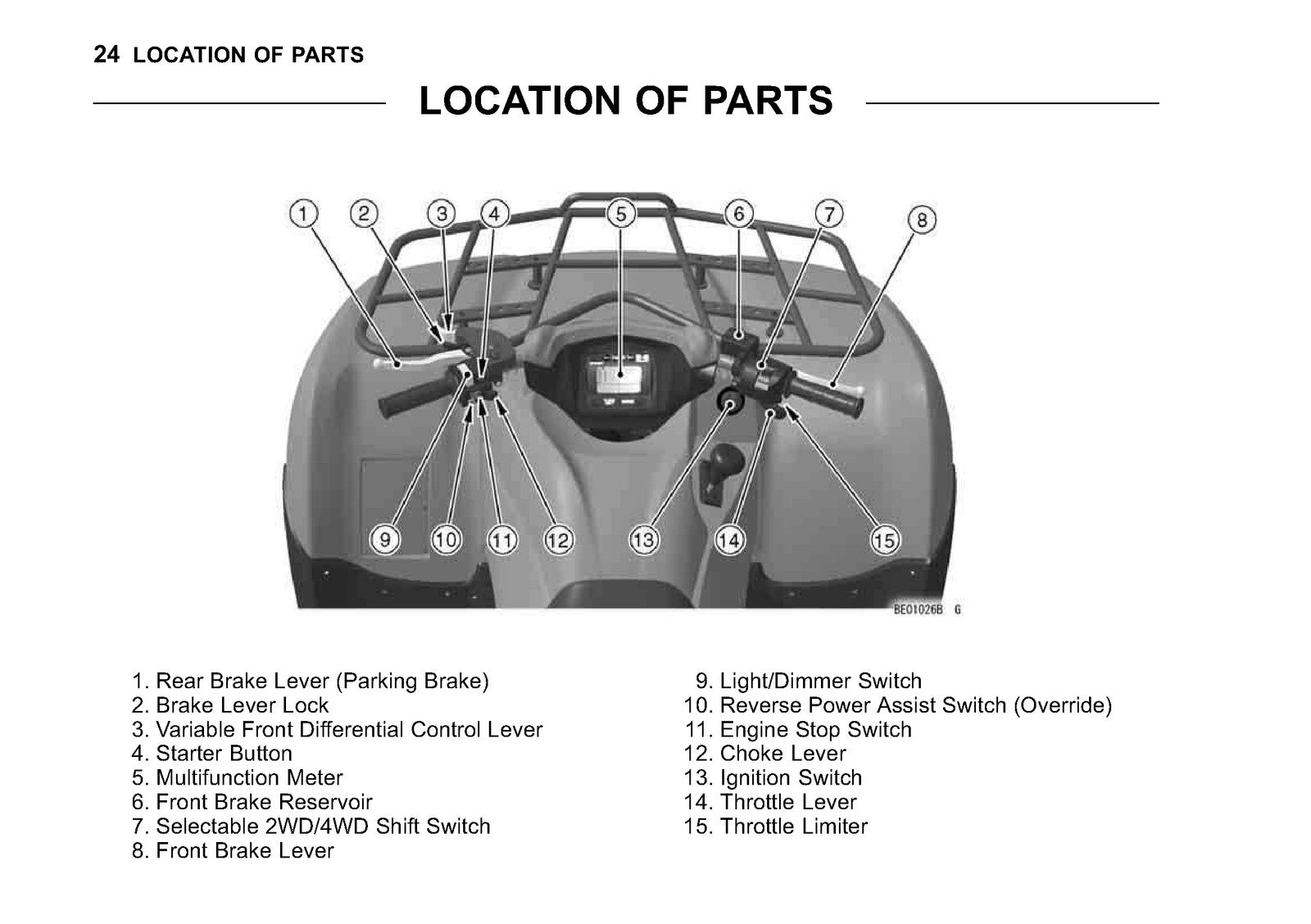 KAWASAKI Brute Force 650 4x4 Owners Manual 2009 - WIRE BOUND - TOUGH COVERS