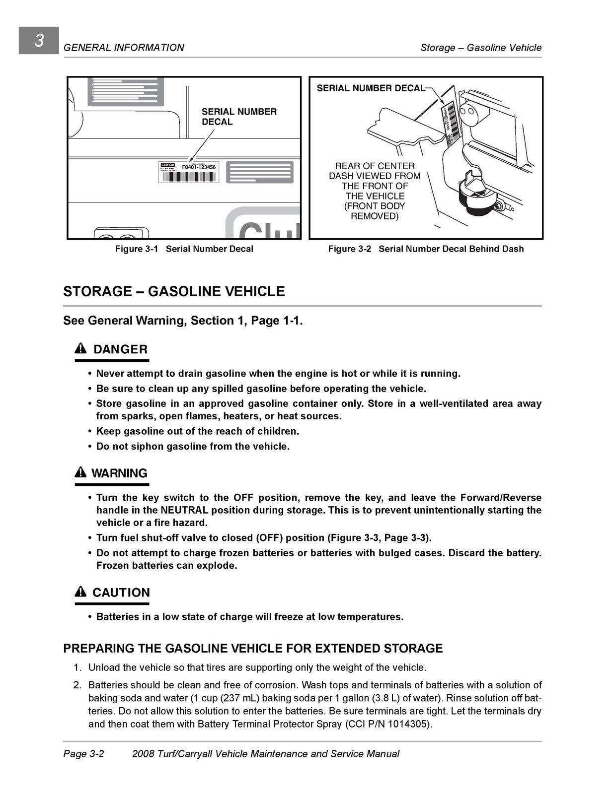 CLUB CAR Turf 1 2 6 Carryall 1 2 Plus 6 Maintenance And Service Manual 2008