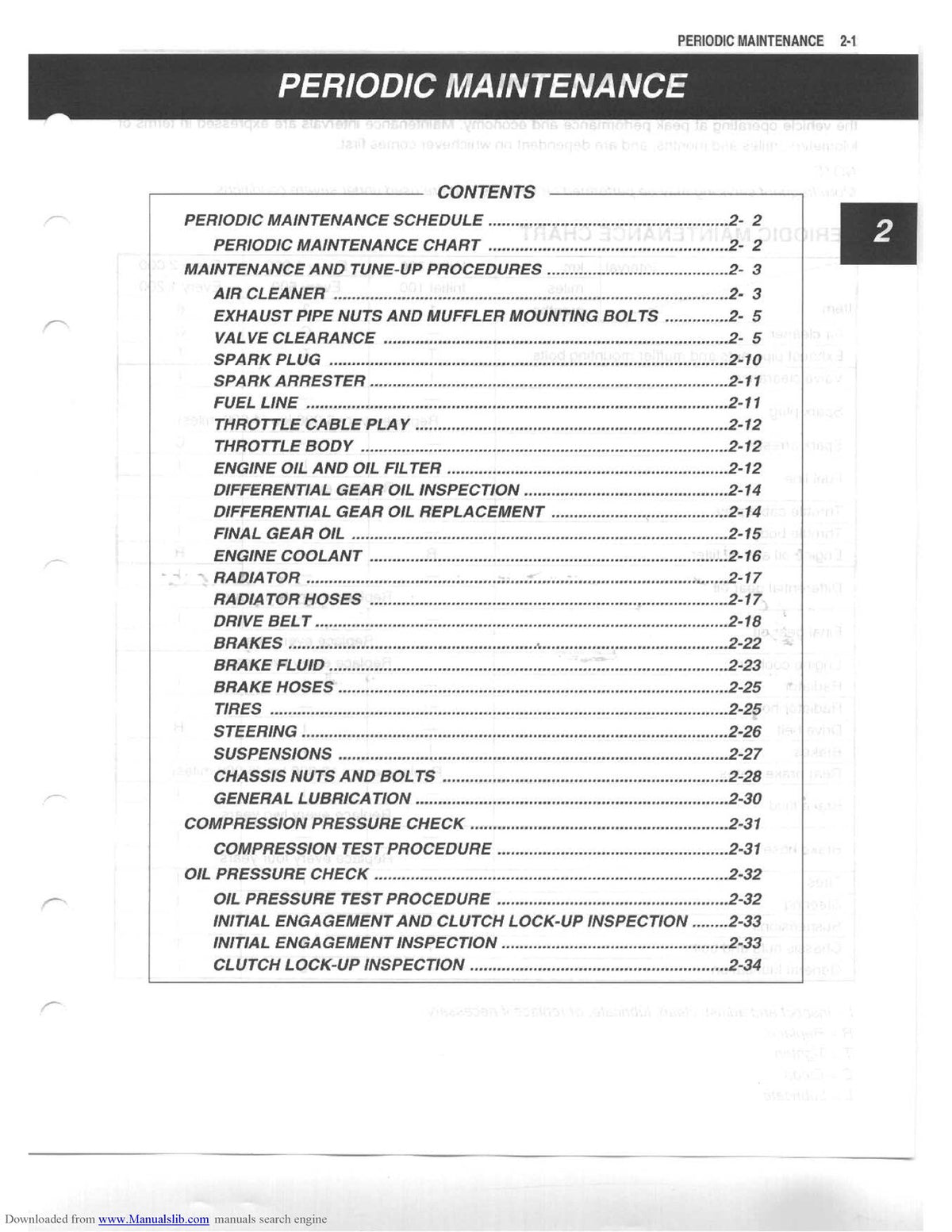 SUZUKI LT-A700X ATV Service Manual 2004 - STEEL WIRE BOUND - PROTECTIVE COVERS