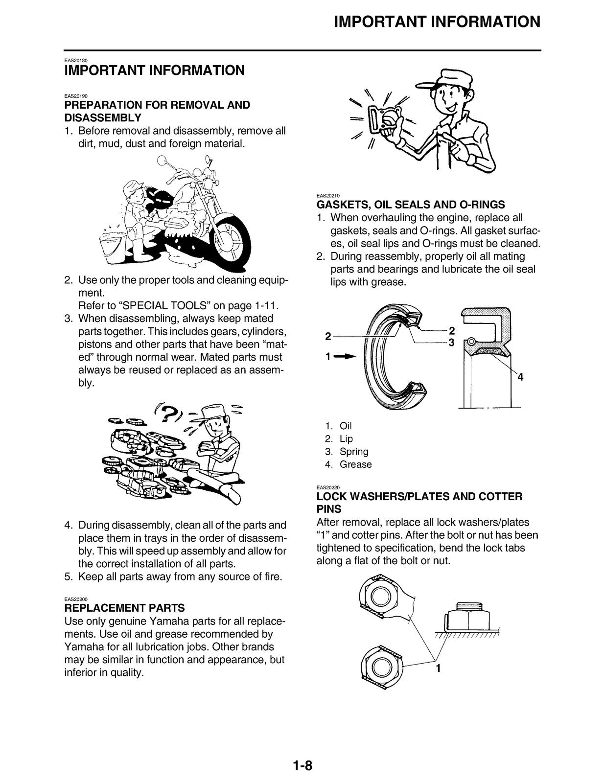YAMAHA XV19SV Service Manual 2006 To 2009 - BOUND - COVERS - XL FOLDOUT PAGES