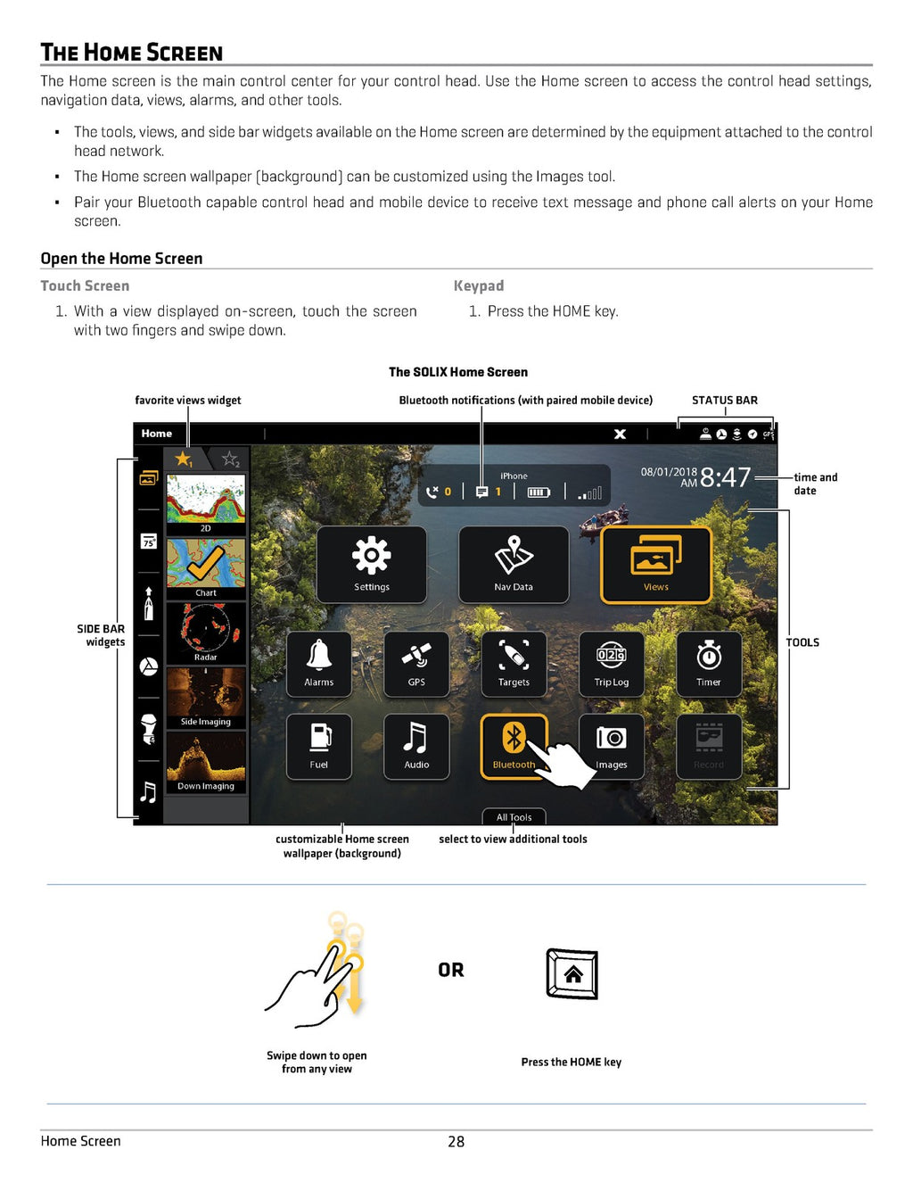 HUMMINBIRD SOLIX G1 G2 Operations Manual - STEEL WIRE BOUND - PROTECTIVE COVERS