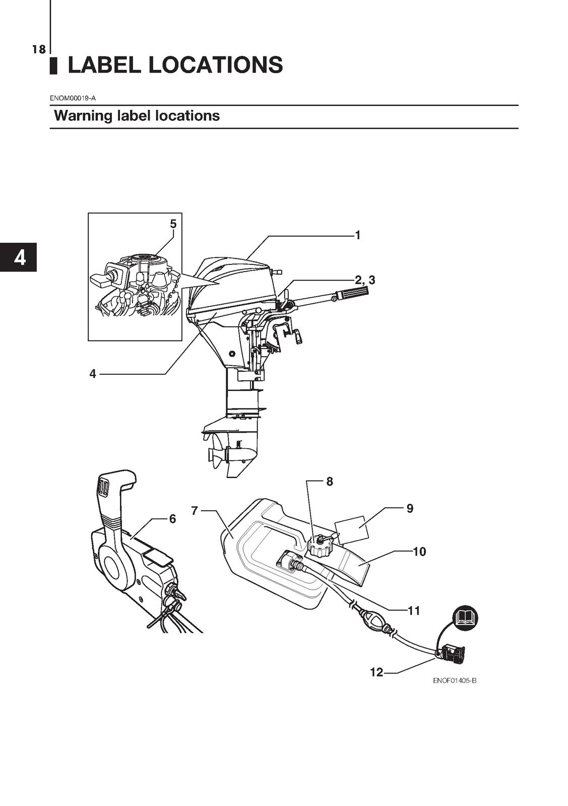 TOHATSU MFS 8B 98B Owners Manual - STEEL WIRE BOUND - PROTECTIVE COVERS