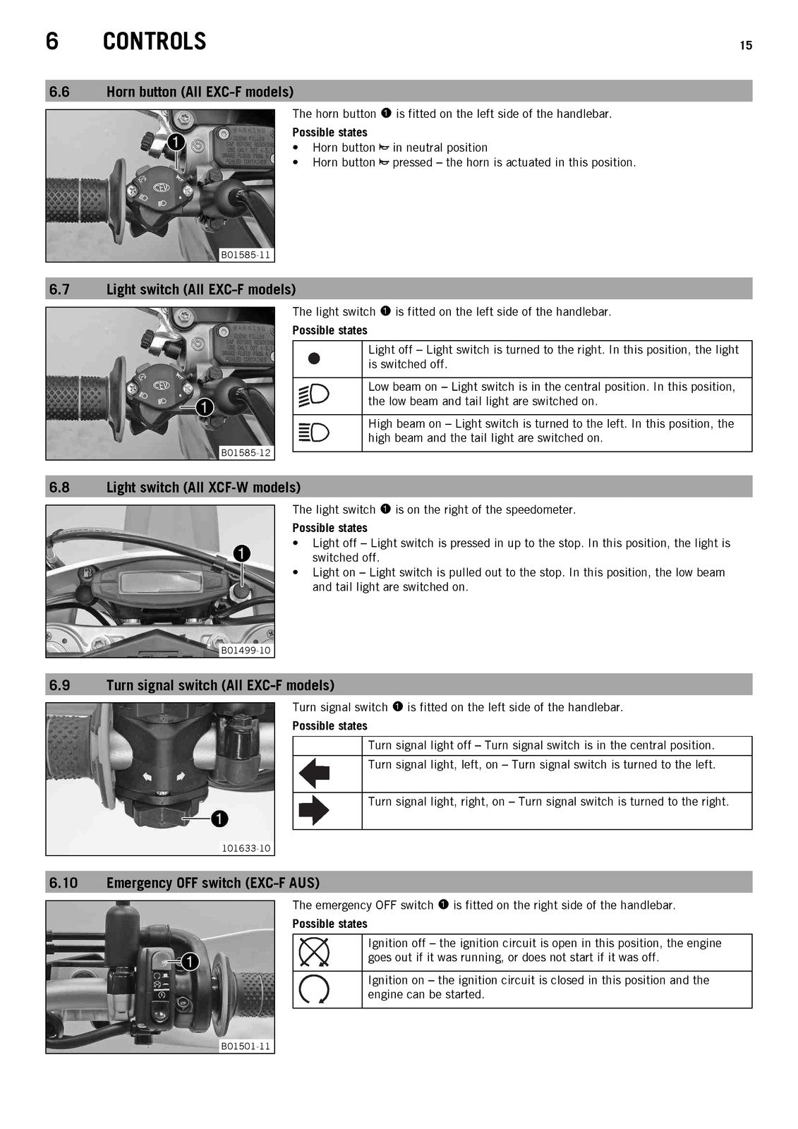 KTM 350 EXC-F 350 XCF-W Owners Manual 2014 - STEEL WIRE BOUND - TOUGH COVERS