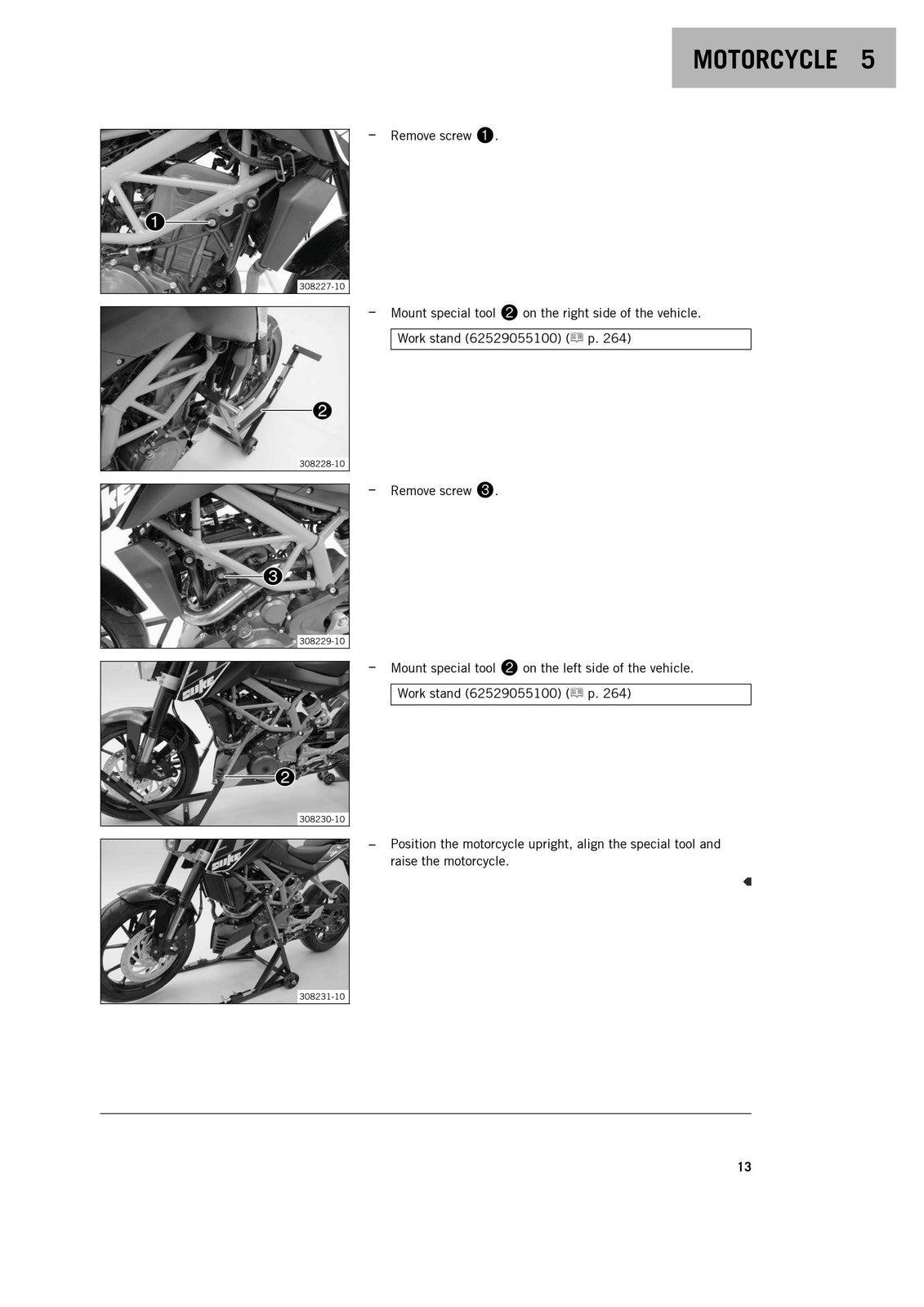 KTM 390 Duke Repair Manual 2016 - STEEL WIRE BOUND - PROTECTIVE COVERS