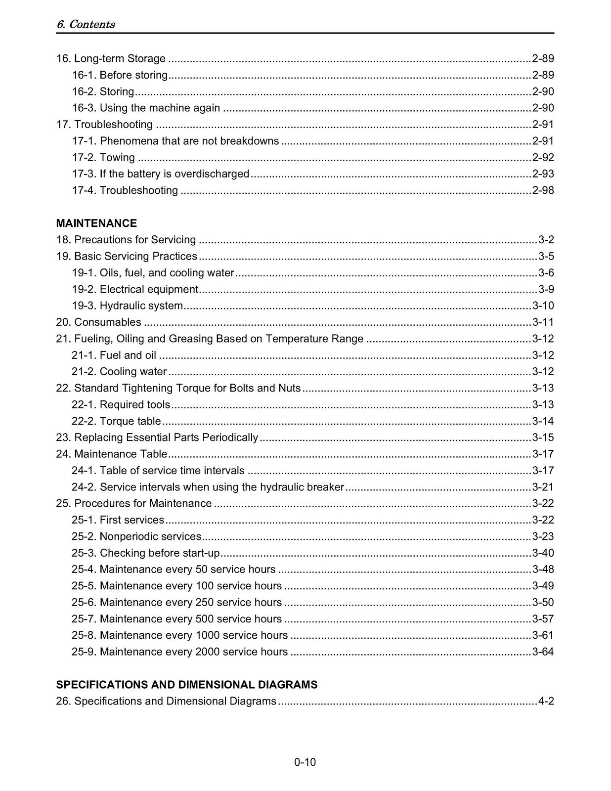 YANMAR ViO45-5 ViO55-5 Excavator Operation and Maintenance Manual - WIRE BOUND