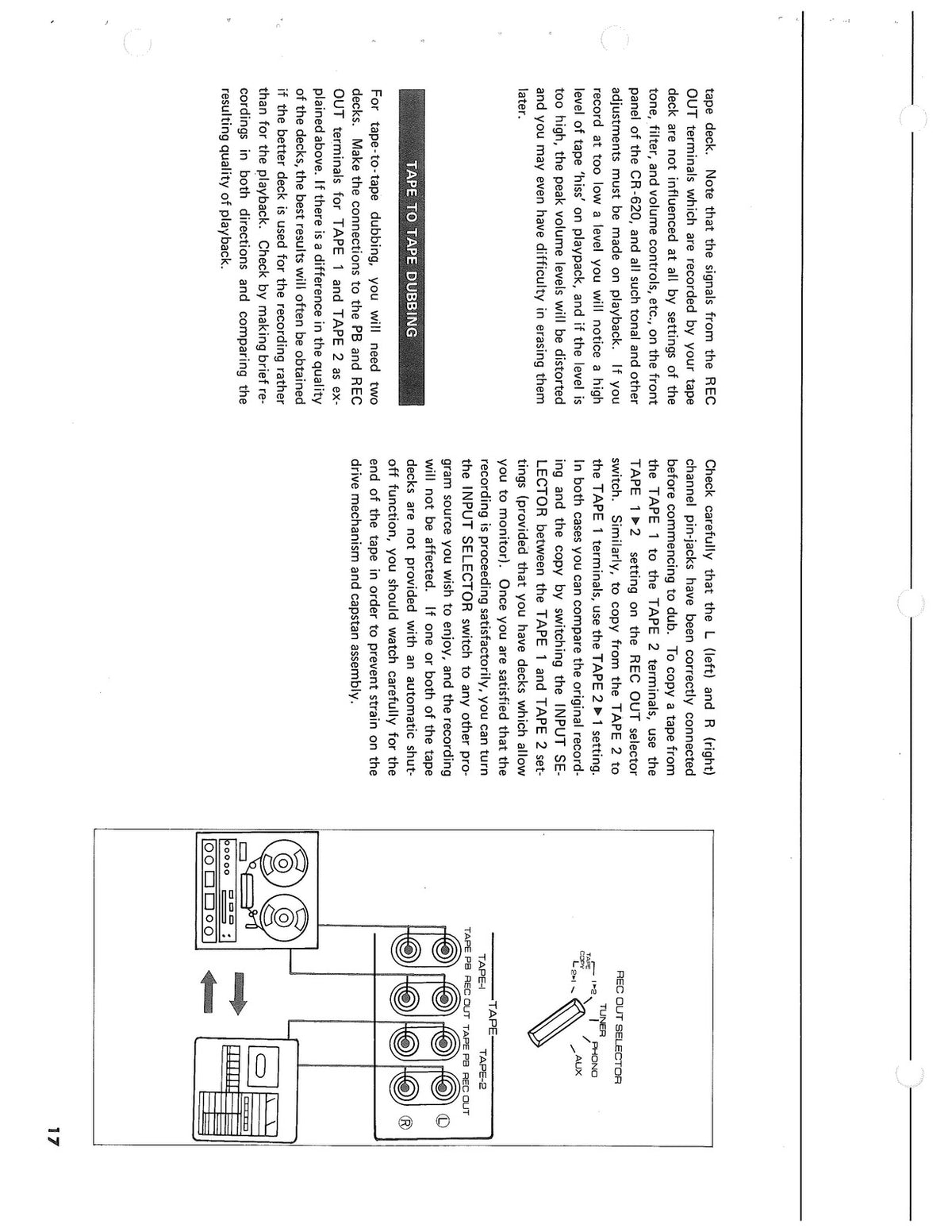 YAMAHA CR-620 Receiver Operators Service Parts Manual BUNDLE - WIRE BOUND
