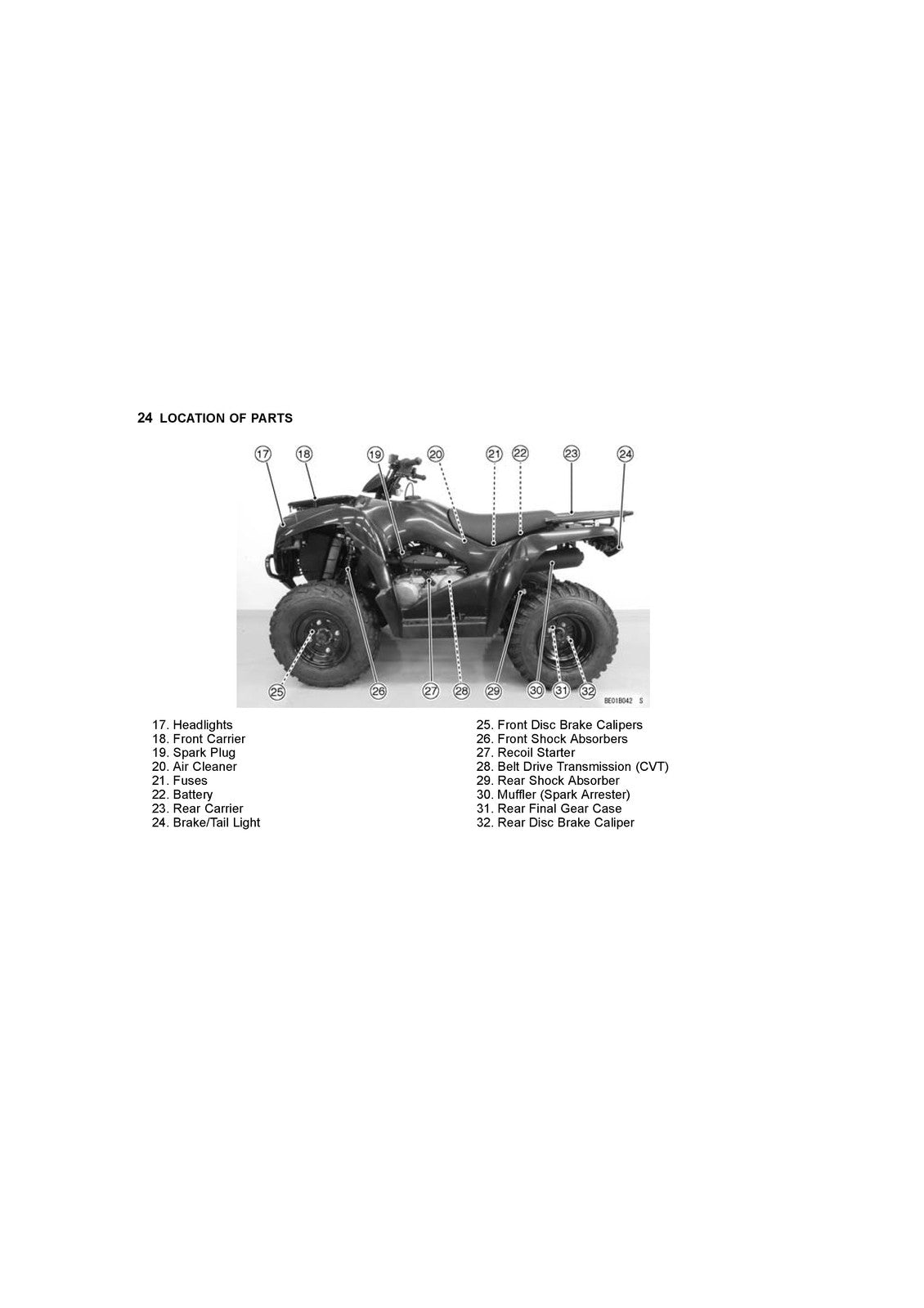 KAWASAKI Brute Force 300 ATV Owners Manual 2017 - WIRE BOUND - TOUGH COVERS