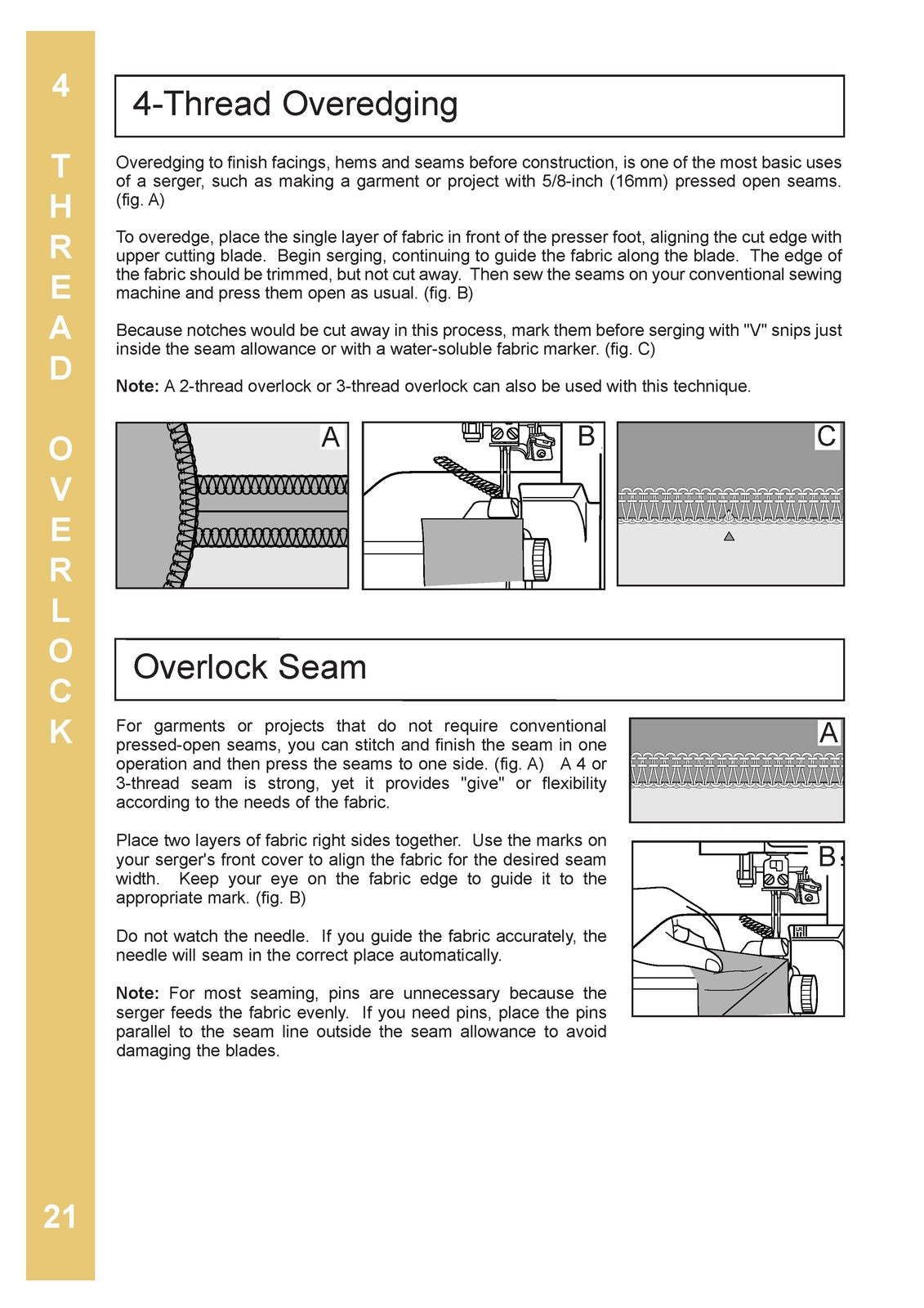 BABY LOCK Victory BLS3 Serger Instruction Manual - WIRE BOUND - TOUGH COVERS
