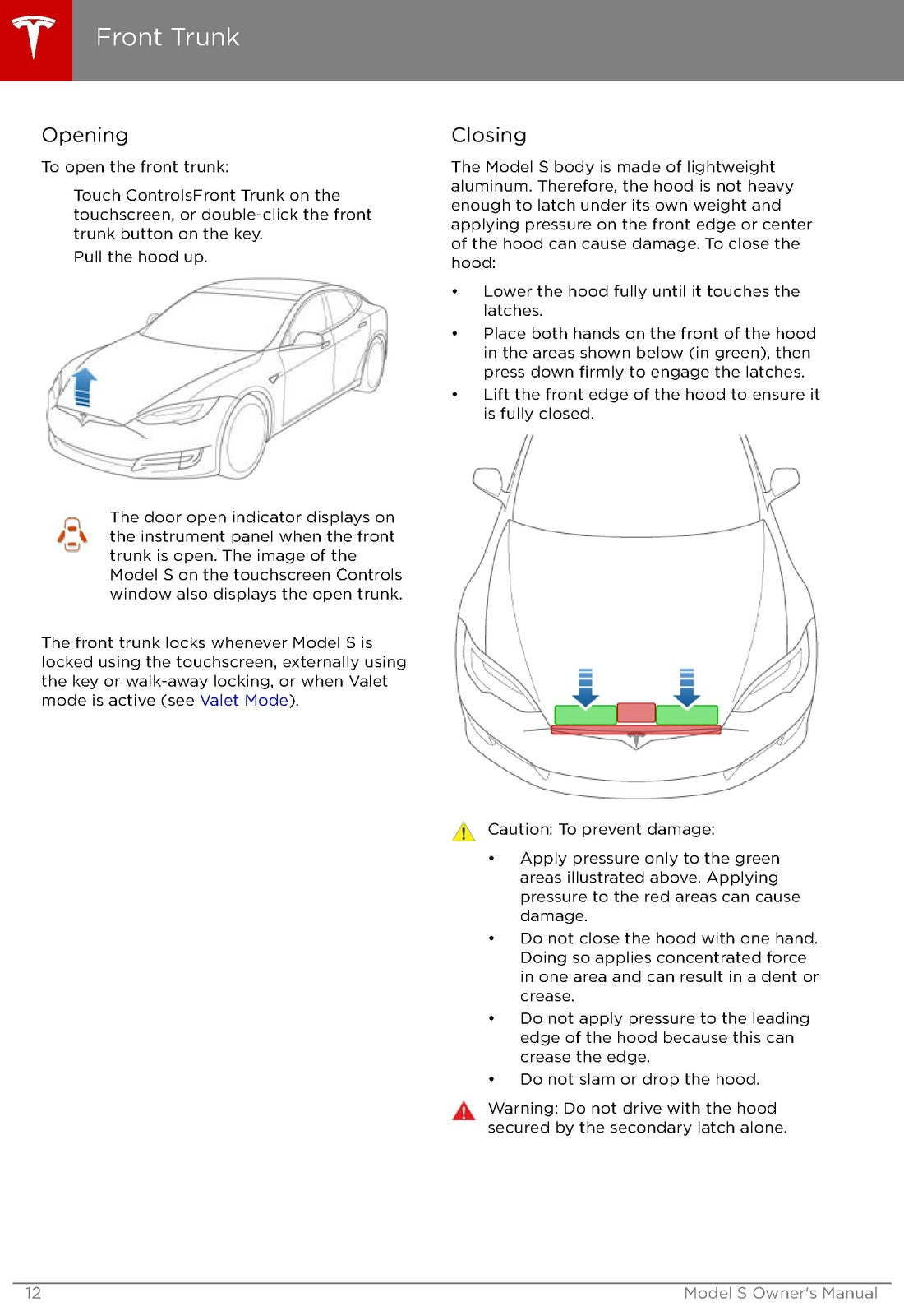 TESLA Model S Owners Manual 2017 - STEEL WIRE BOUND - PROTECTIVE COVERS
