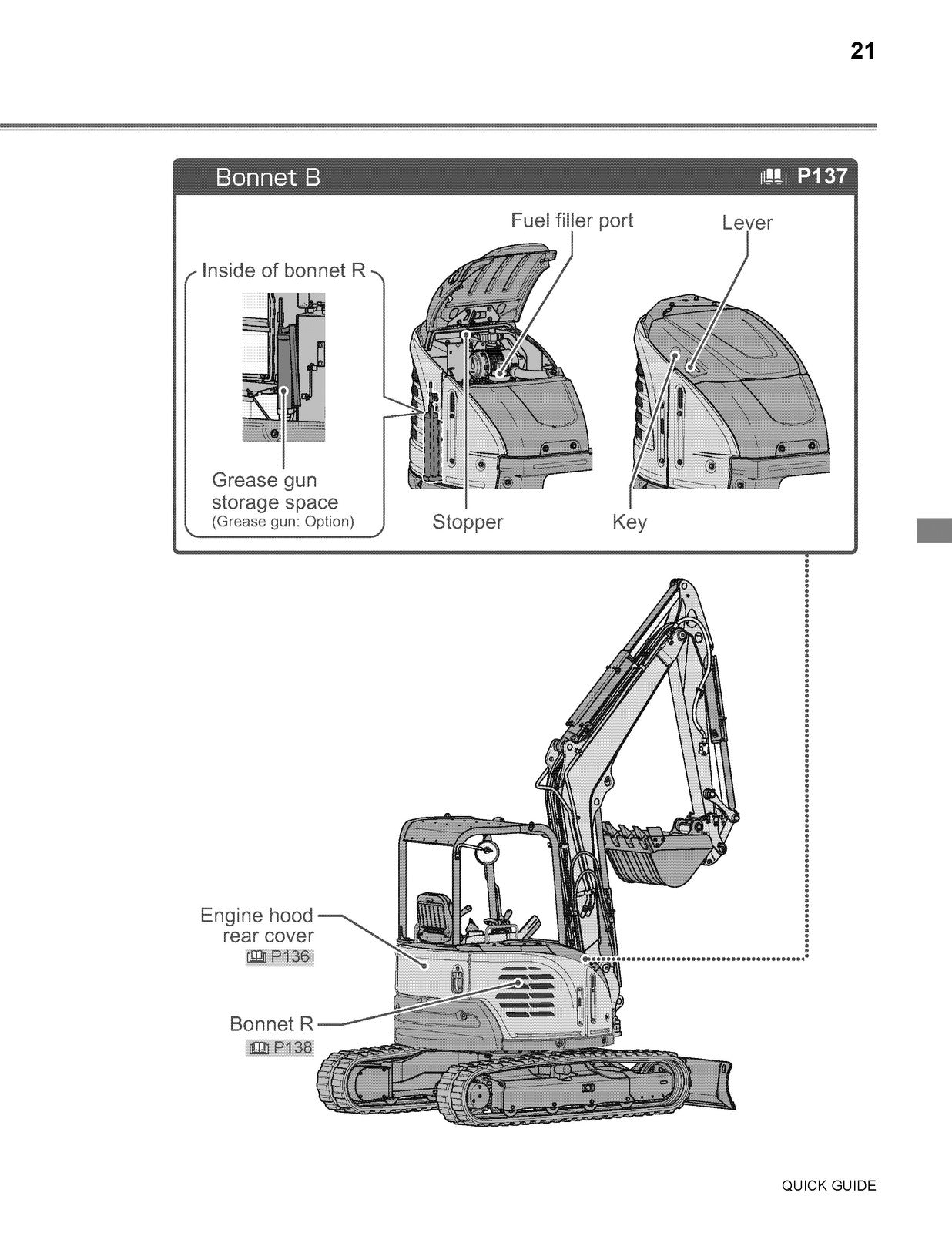 YANMAR ViO45-6A ViO55-6A Excavator Operation And Maintenance Manual - WIRE BOUND