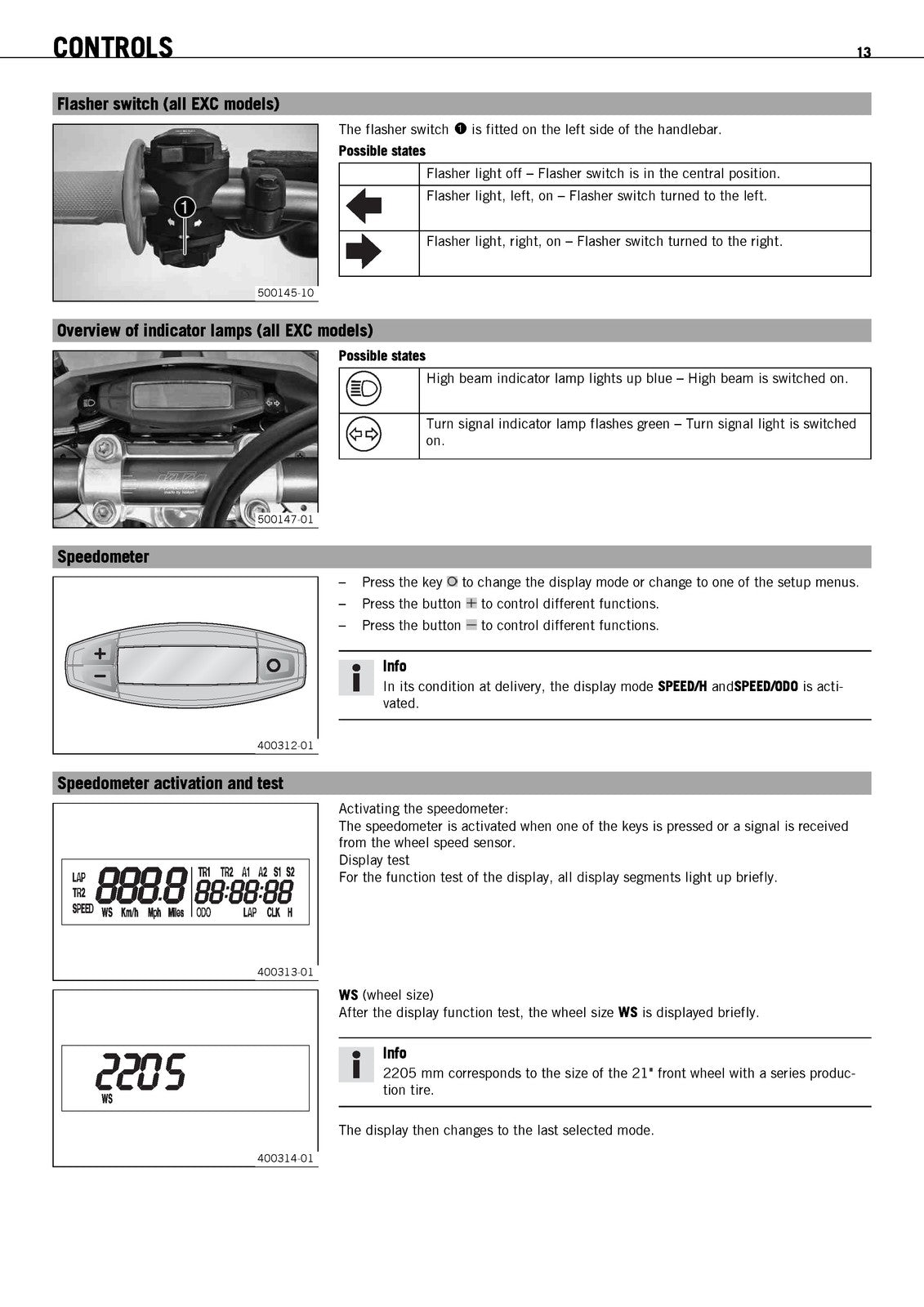 KTM 400 450 530 EXC XC-W Motorcycles Owners Manual 2010 - WIRE BOUND - COVERS