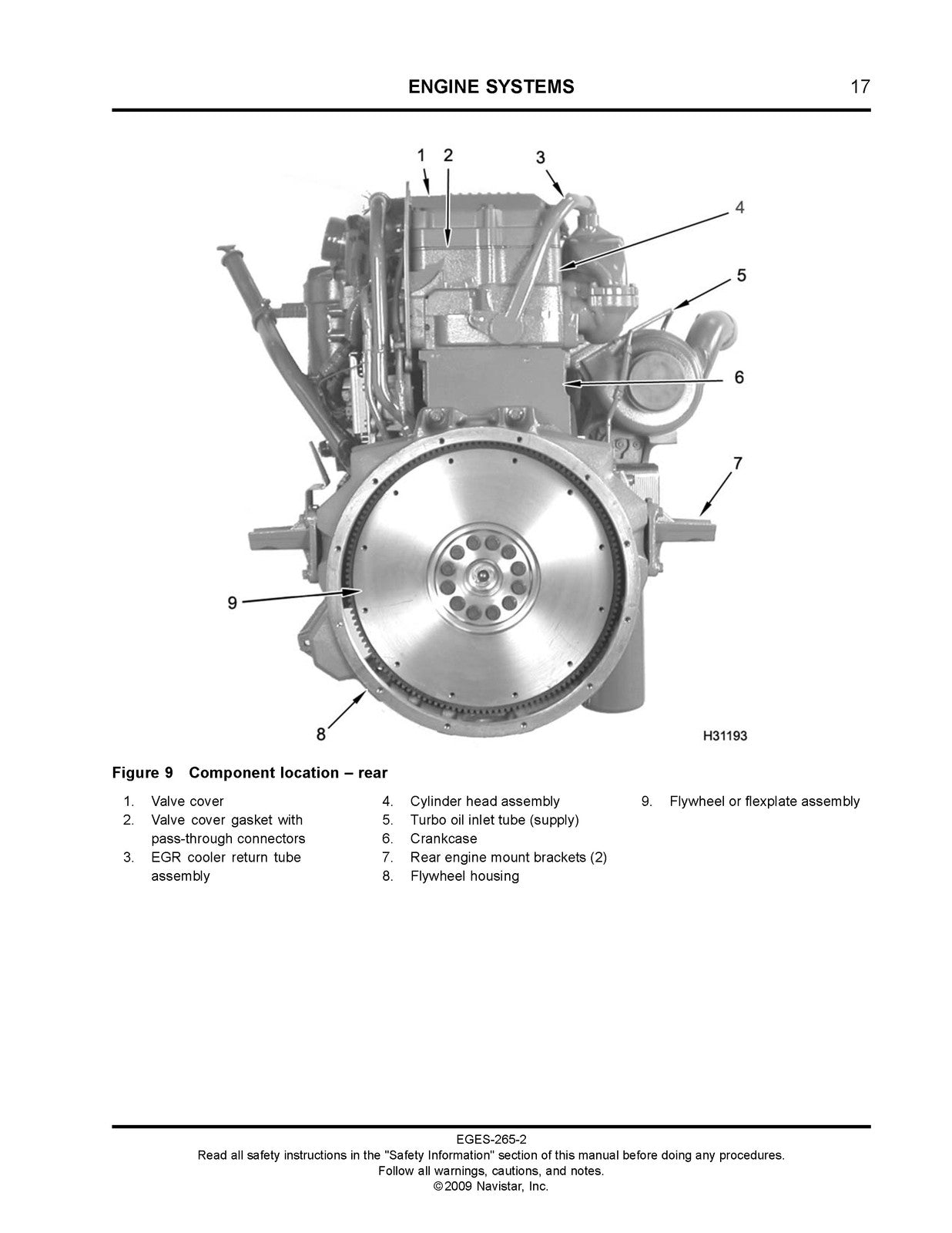 INTERNATIONAL DT 466 DT 570 HT 570 Diesel Engine Service Manual 2009 - BOUND
