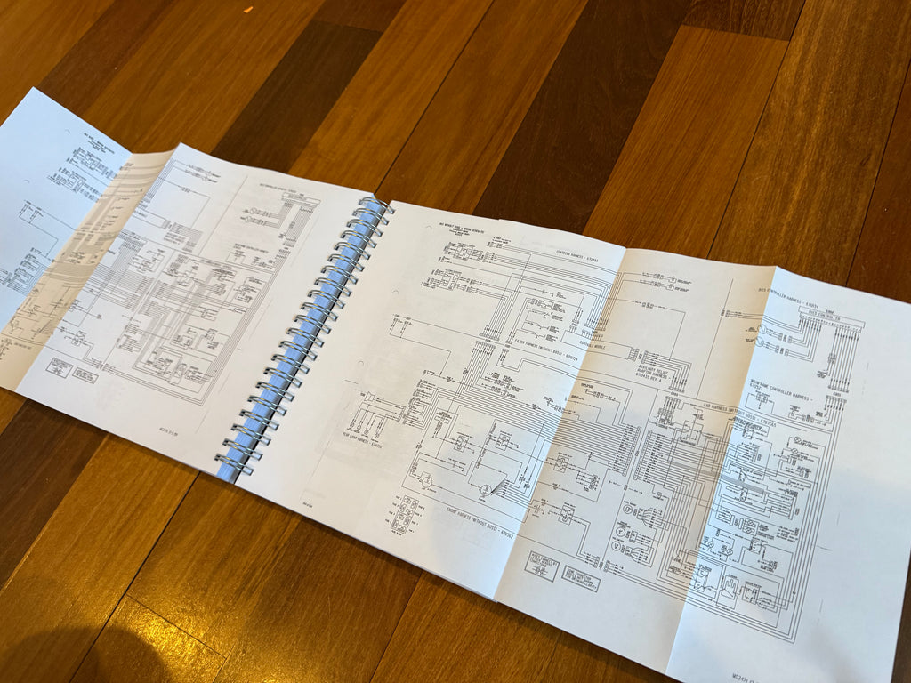 BOBCAT 863 & 863 HIGH FLOW SERVICE MANUAL - WIRE BOUND - COVERS - HUGE FOLDOUTS!