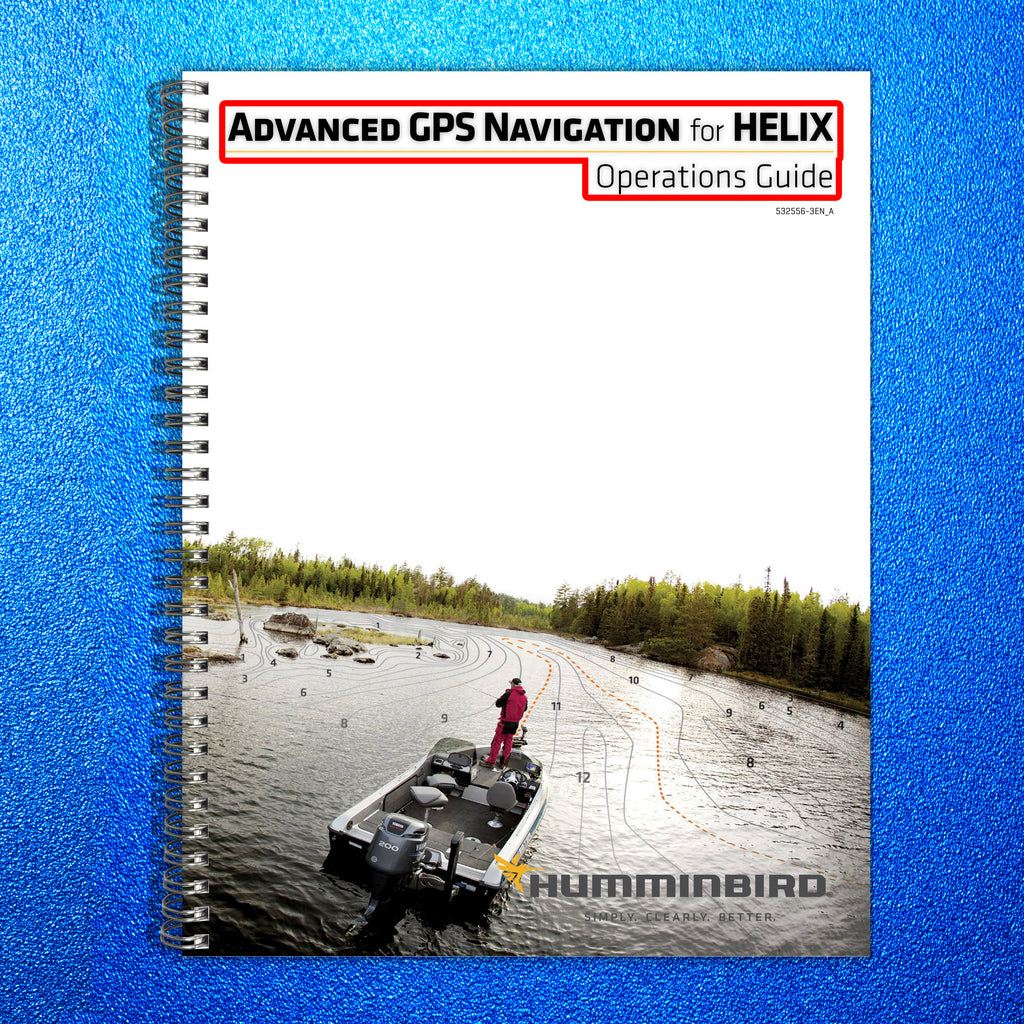 HUMMINBIRD ADVANCED GPS NAVIGATION Operators Guide Manual - WIRE BOUND - COVERS