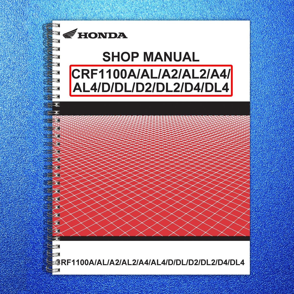 HONDA CRF1100A AL A2 AL2 A4 AL4 D DL D2 DL2 D4 DL4 Shop Manual, FOLDOUTS