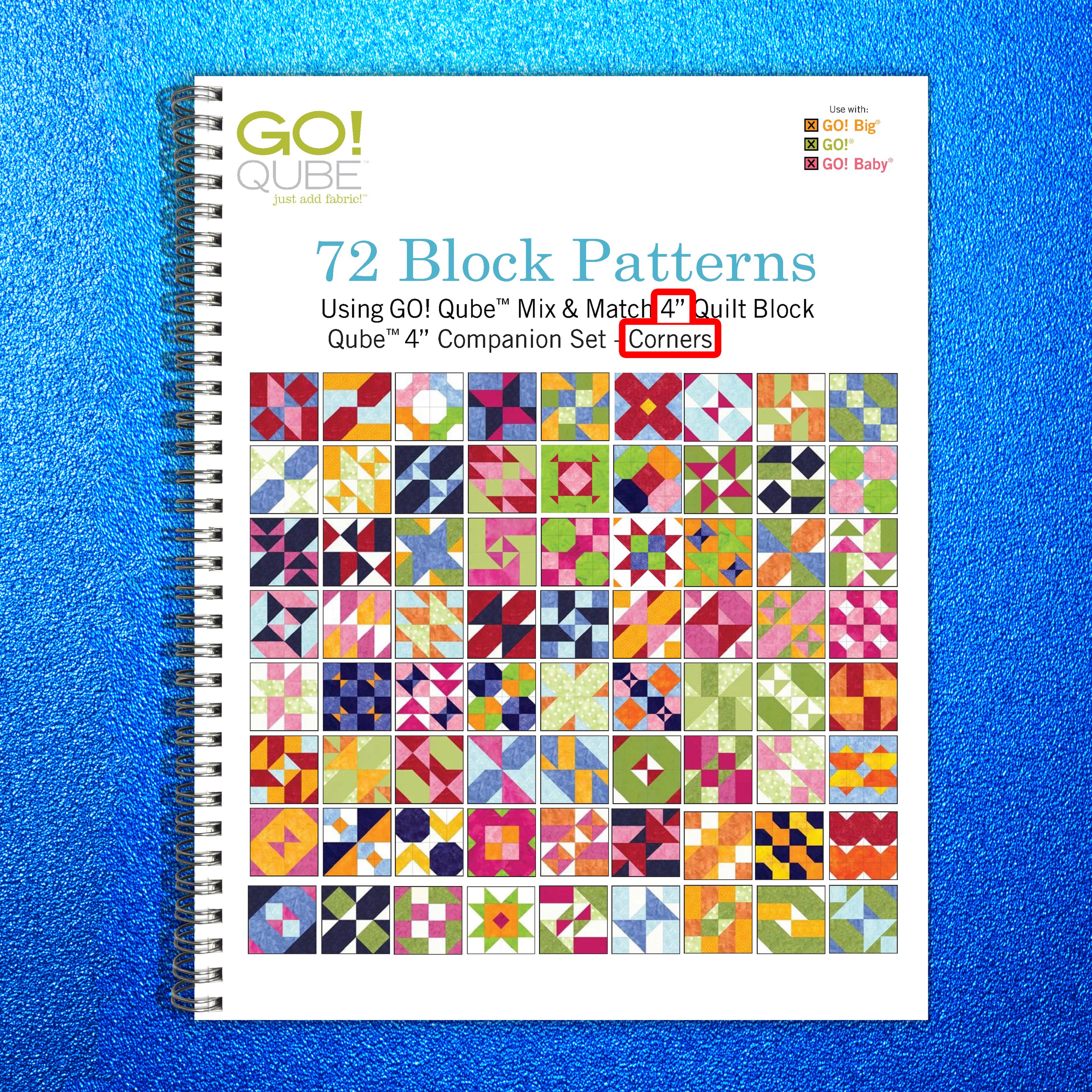 ACCUQUILT Go Qube 4" Corners - STEEL WIRE BOUND - PROTECTIVE COVERS