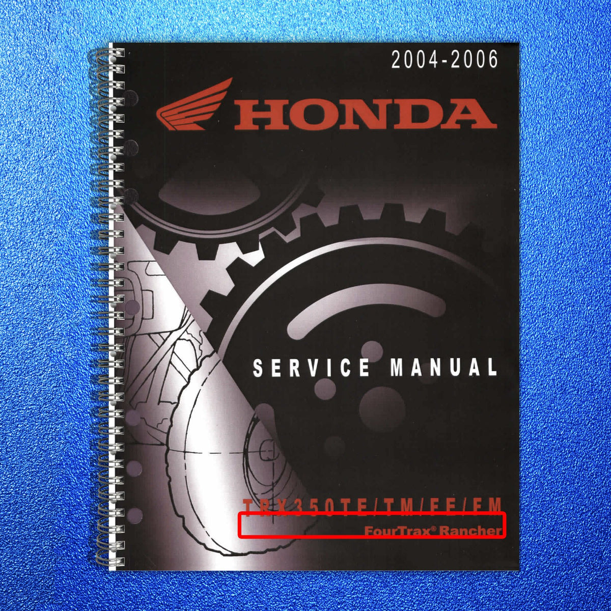 HONDA TRX350 TE TM FE FM FourTrax Rancher ATV Service Manual 2004-2006, FOLDOUTS
