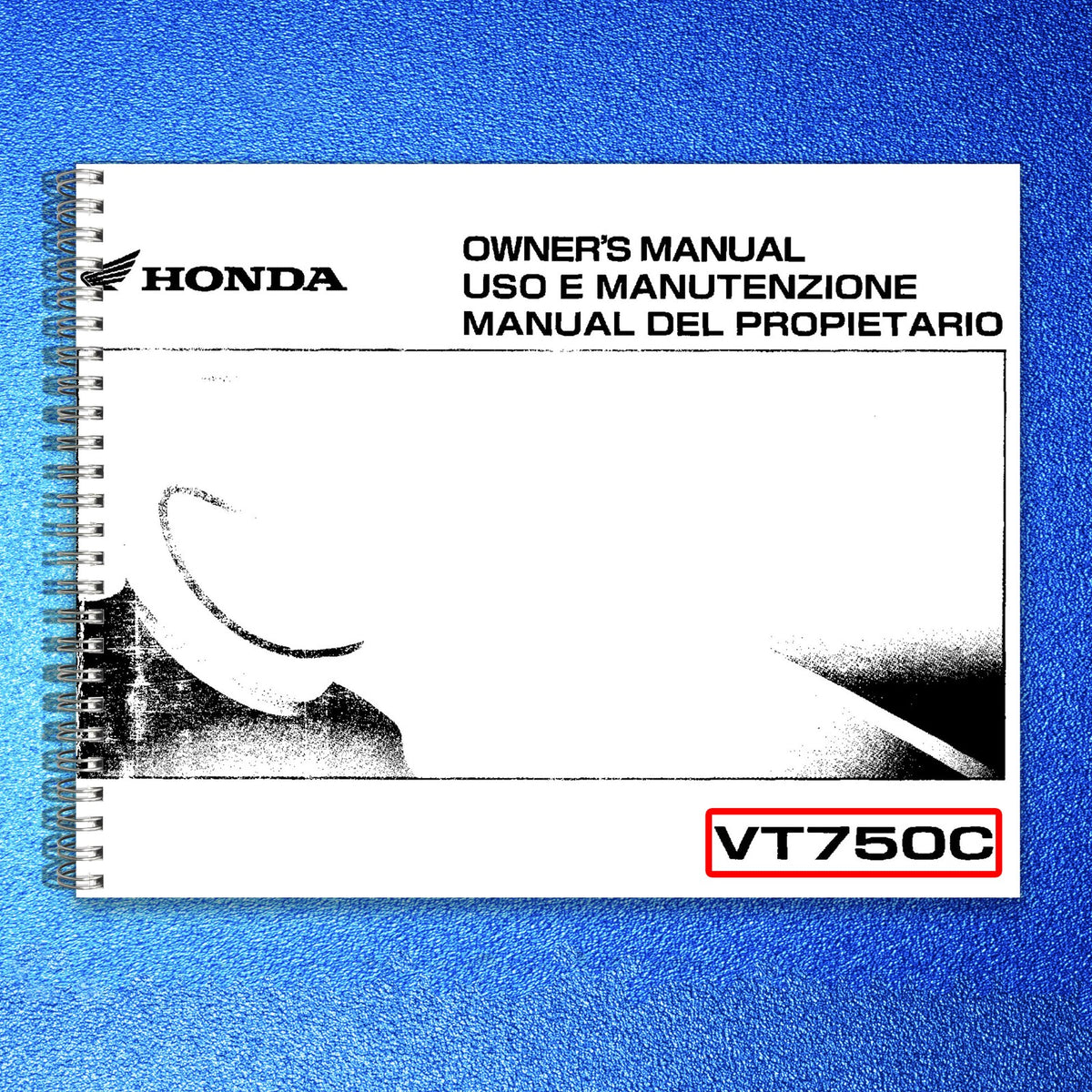 HONDA VT750C Owners Manual 2005 - BOUND - COVERS - XL FOLDOUT PAGES