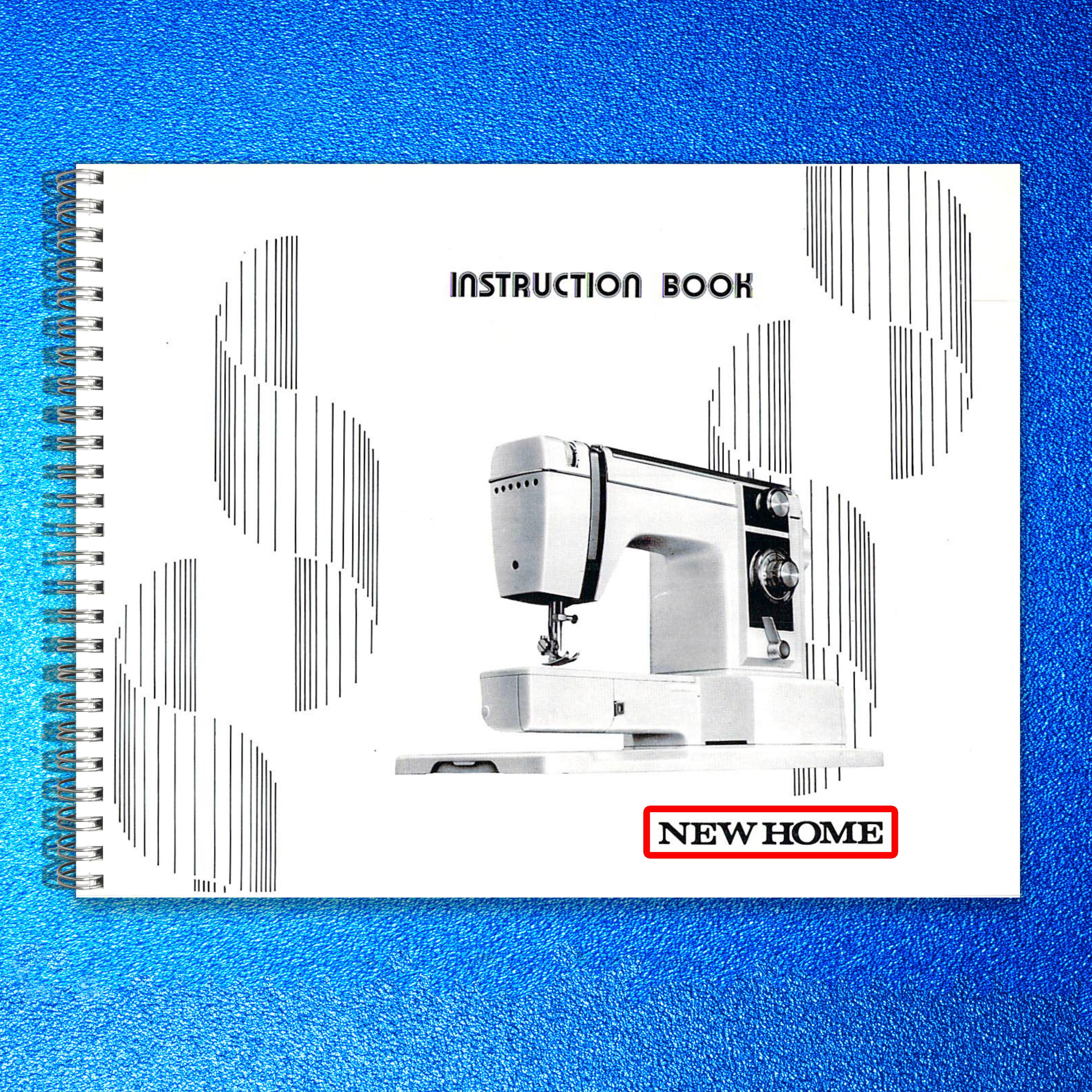 NEW HOME XI-II Accessories Instruction Book Manual - WIRE BOUND - TOUGH COVERS