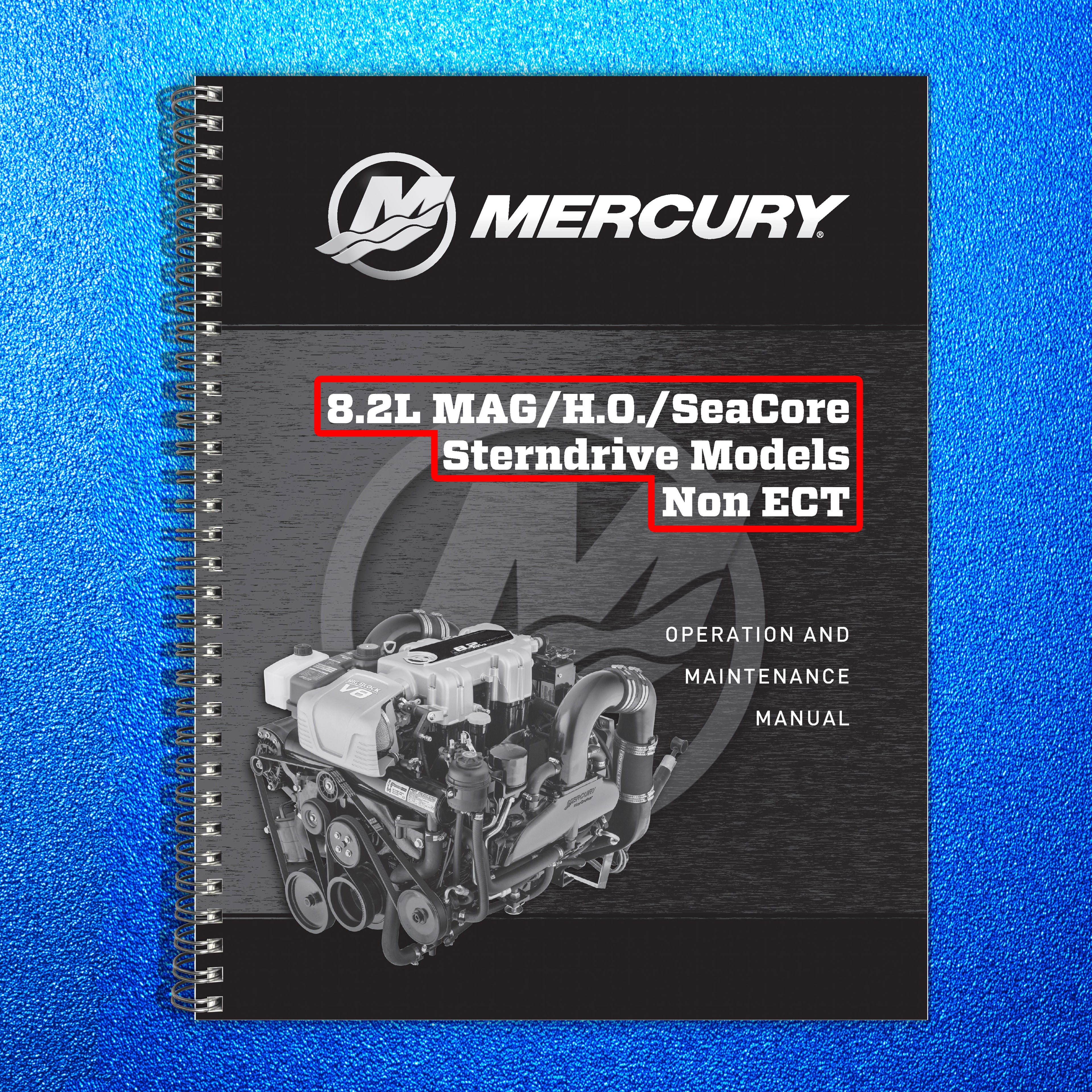 MERCURY MERCRUISER 82L MAG HO SeaCore Sterndrive Maintenance Manual 2017