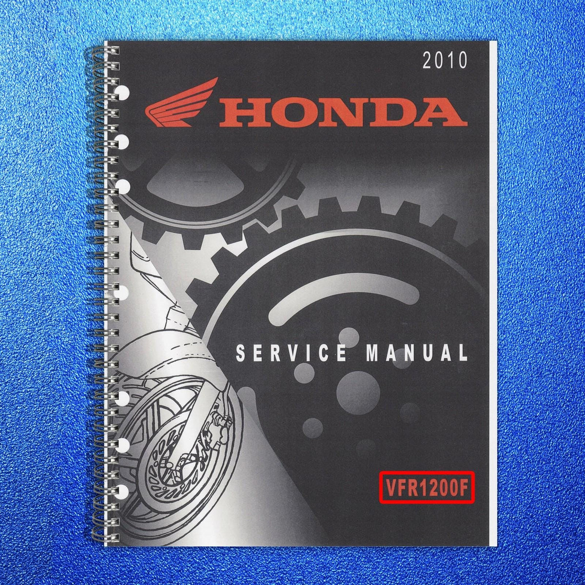 HONDA VFR1200F Motorcycle Service Manual - BOUND - COVERS - XL FOLDOUT PAGES