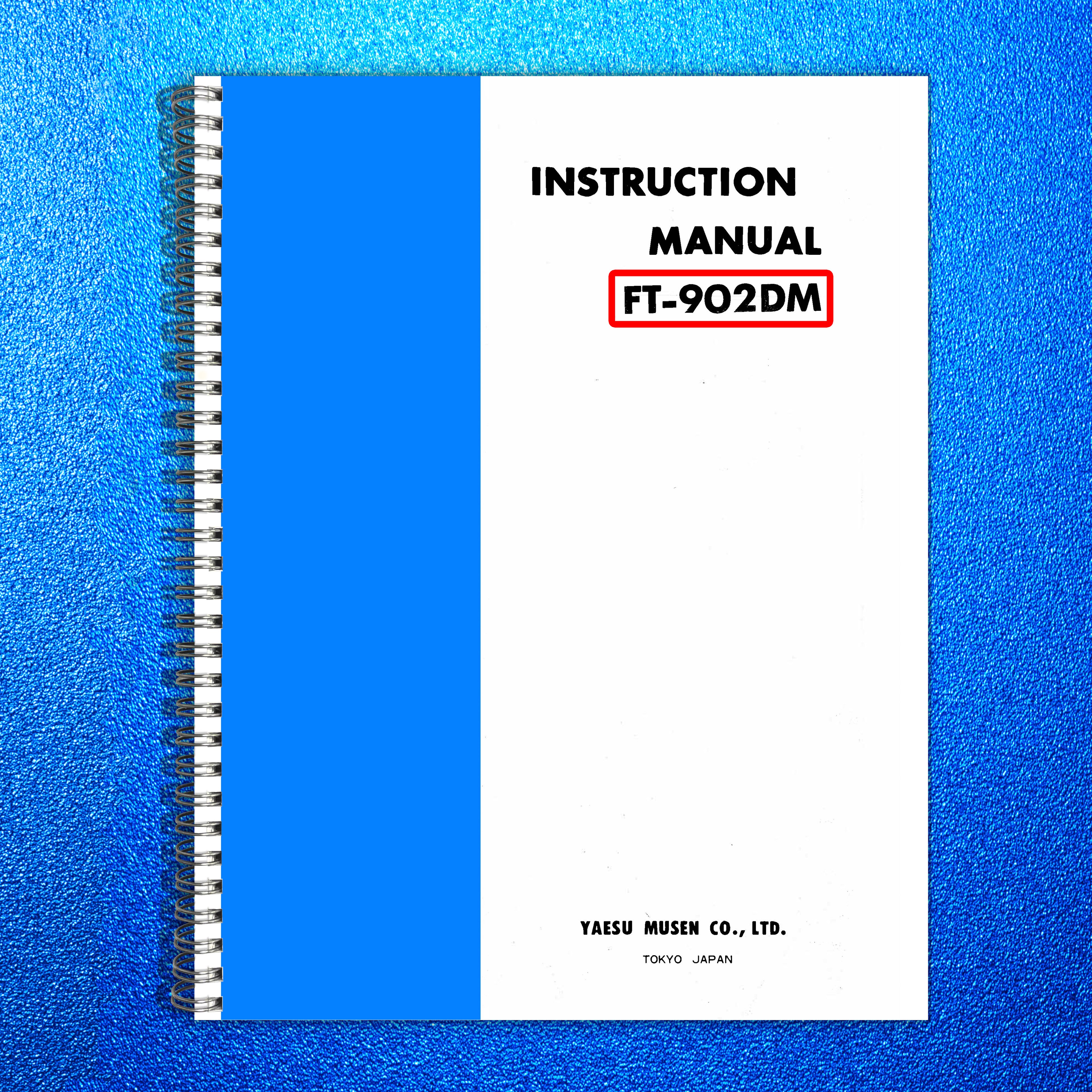 YAESU FT-902DM All Mode HF Transceiver Instruction Manual, FOLDOUTS