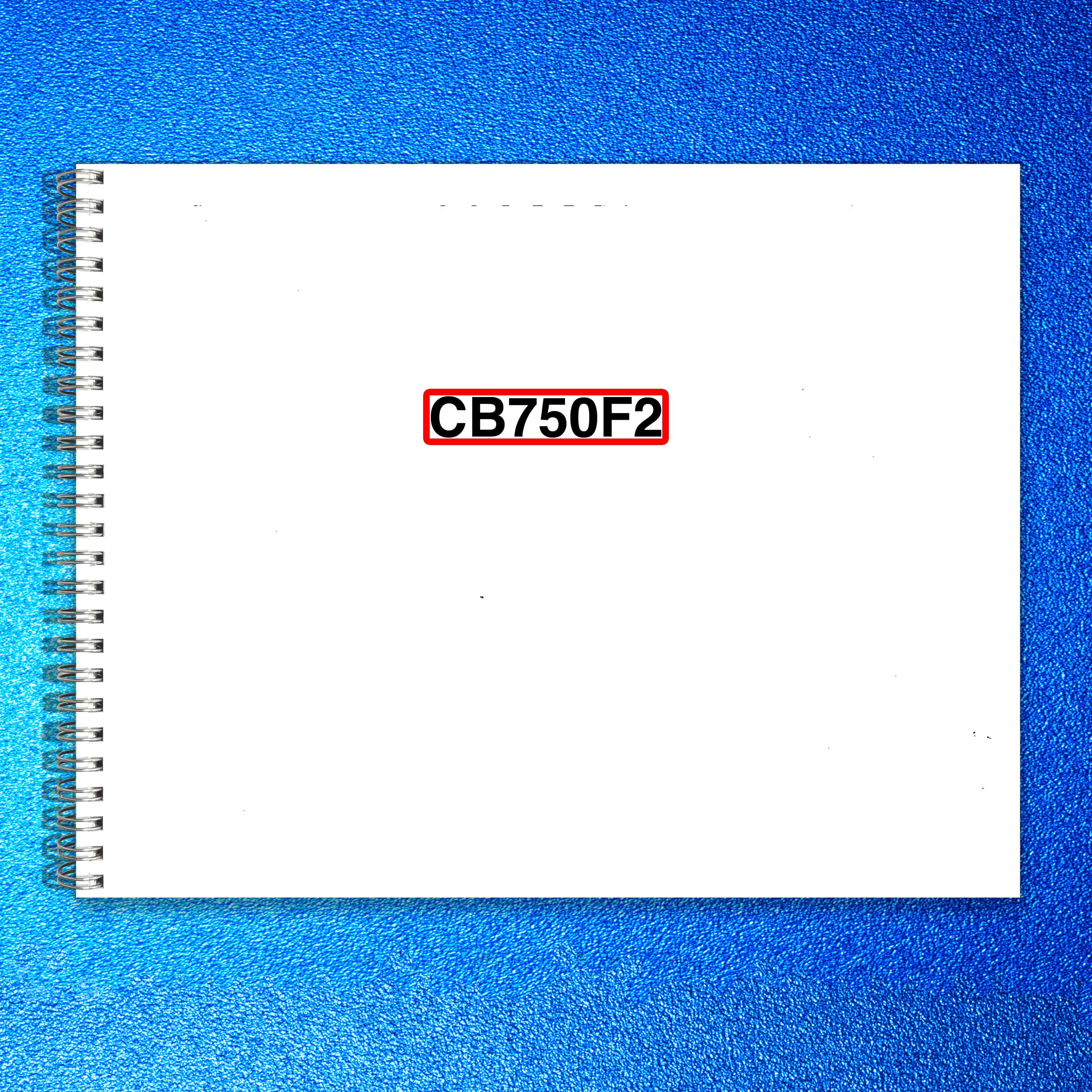 HONDA CB750F2 SevenFifty Owners Manual 1996 - BOUND - COVERS - XL FOLDOUT PAGES