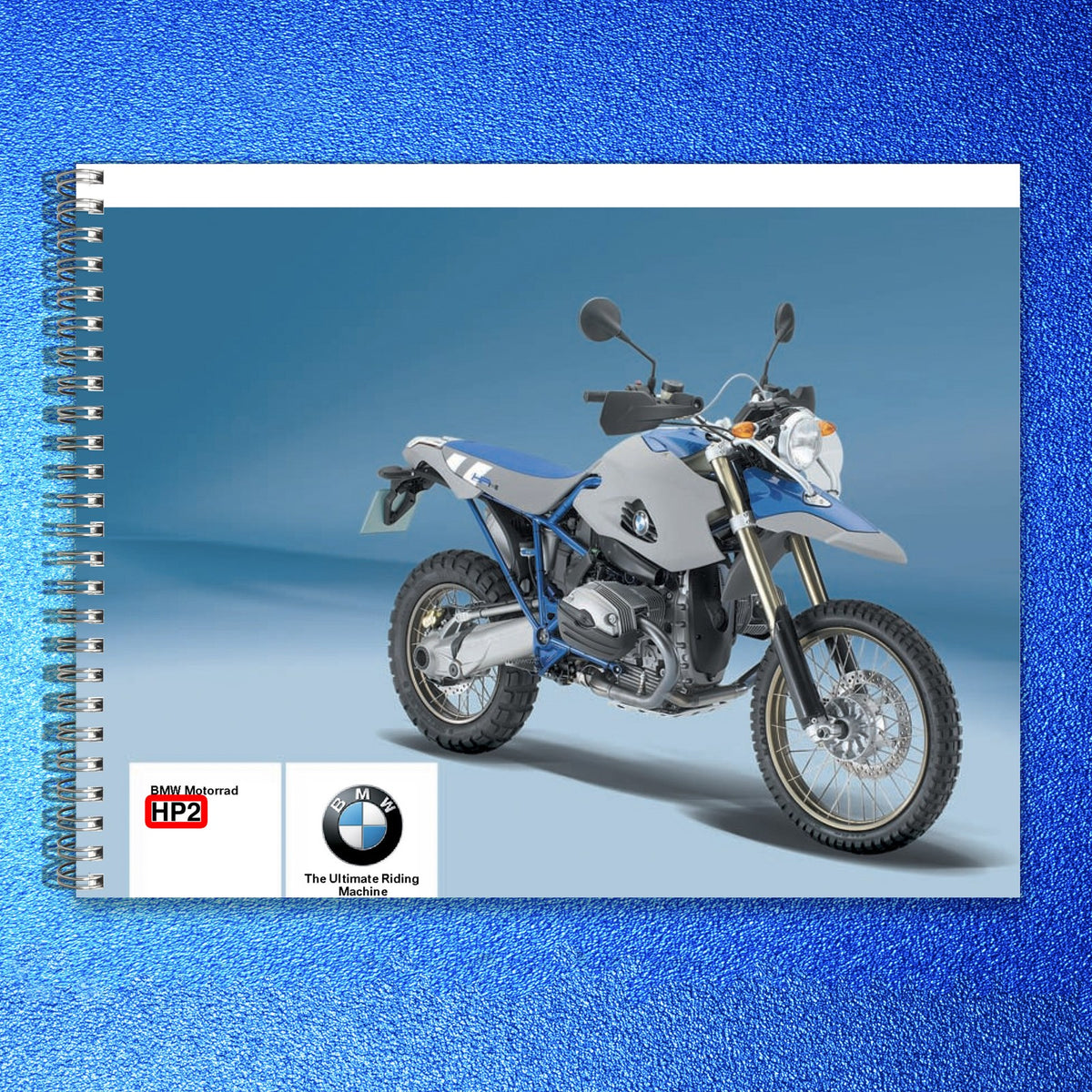 BMW Motorrad HP2 Enduro Motorcycle Riders Manual 2006 - WIRE BOUND - COVERS