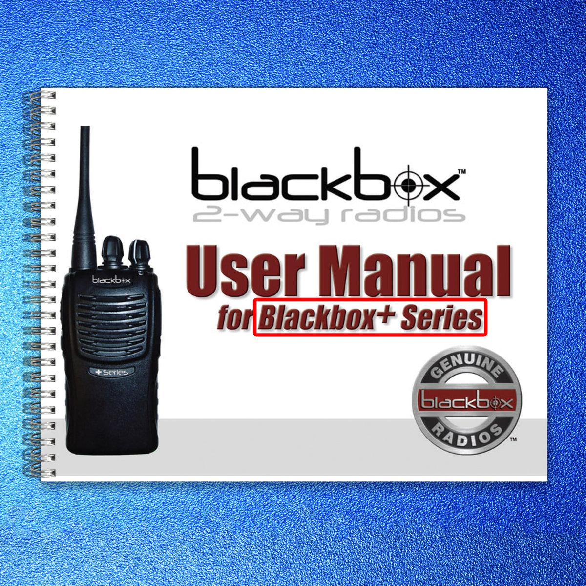 BLACKBOX Blackbox Series 2-Way Radio User Manual - BOUND - COVERS - XL FOLDOUTS