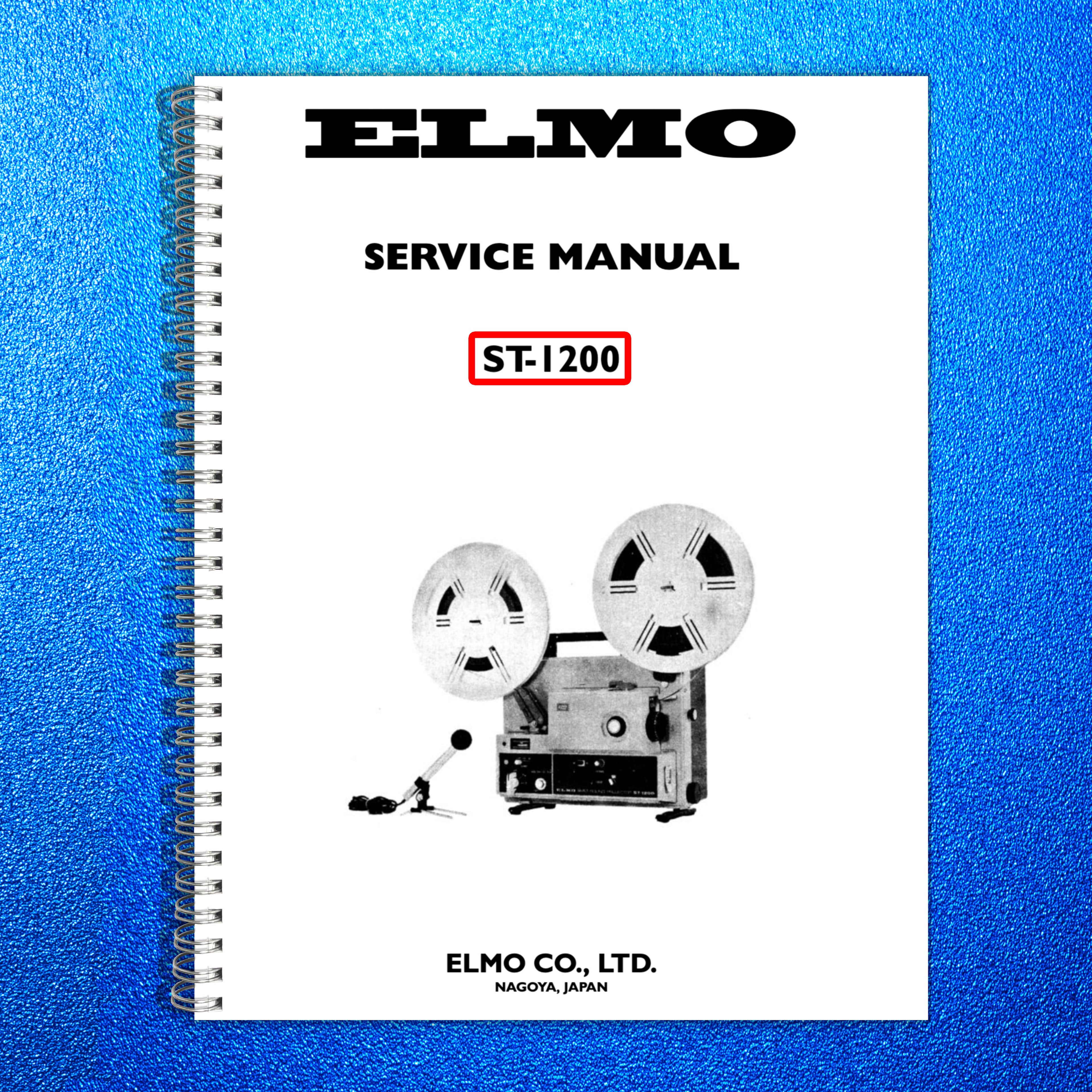 ELMO ST 12 Document Camera User Manual Operation Guide [*WIRE COIL BOUND]