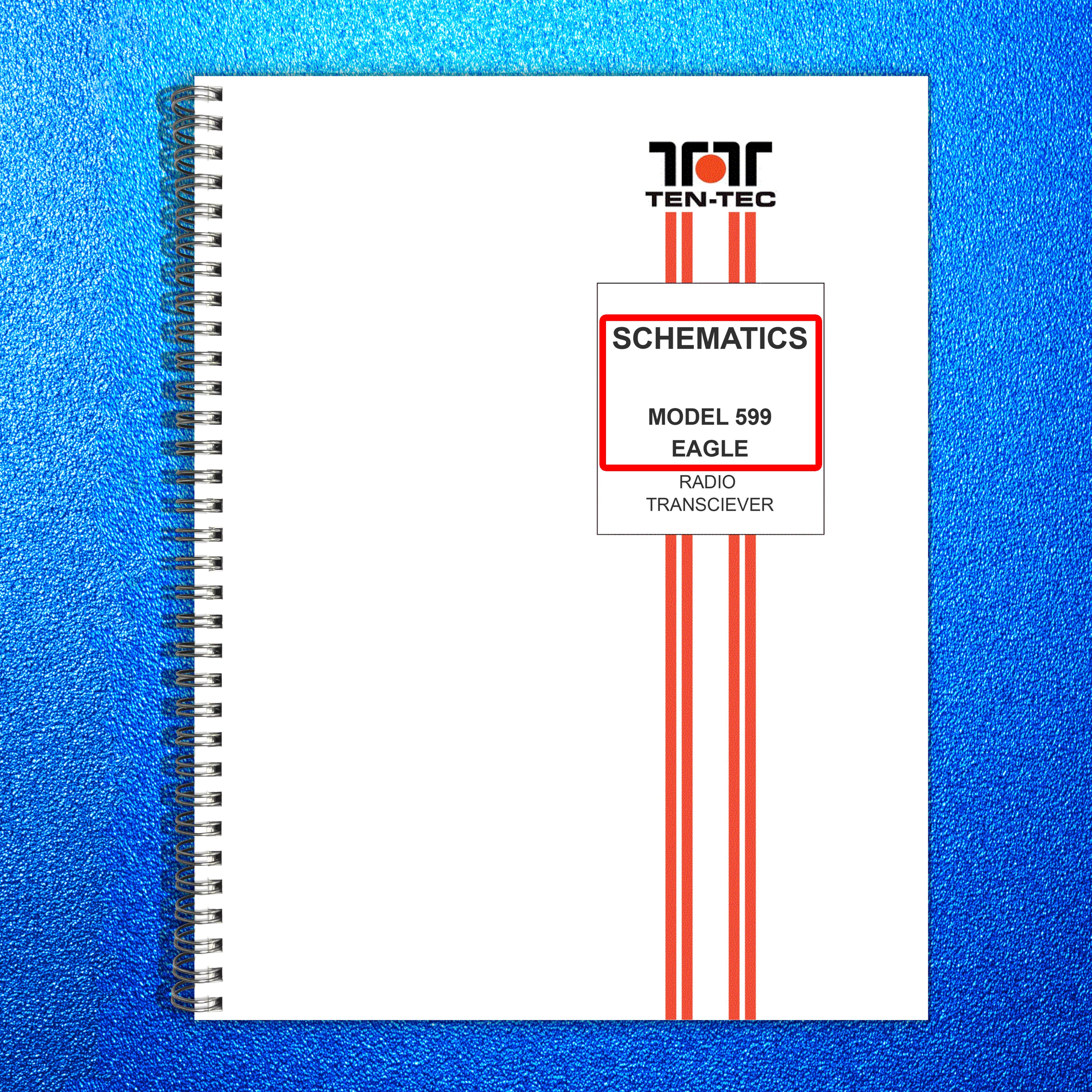 TEN TEC Eagle 599 Schematics - BOUND - COVERS - XL FOLDOUT PAGES