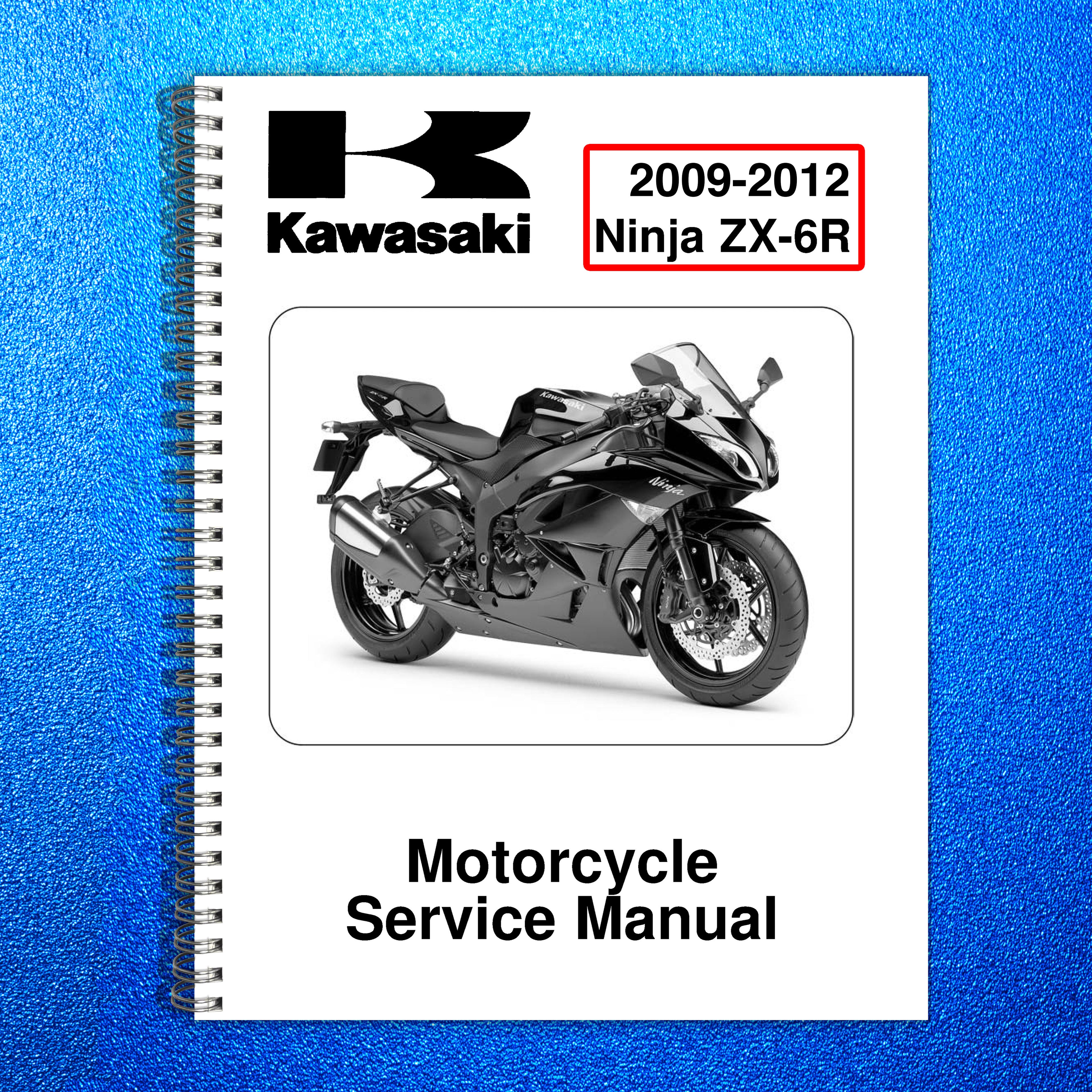 KAWASAKI NINJA ZX-6R 2008 Copyright SERVICE MANUAL - WIRE BOUND - TOUGH COVERS
