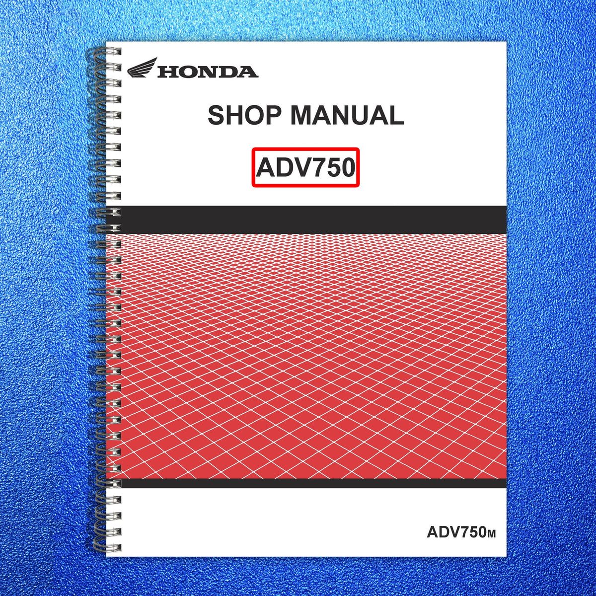 HONDA X-ADV 750 Motorcycle Shop Manual 2020 - BOUND - COVERS - XL FOLDOUT PAGES