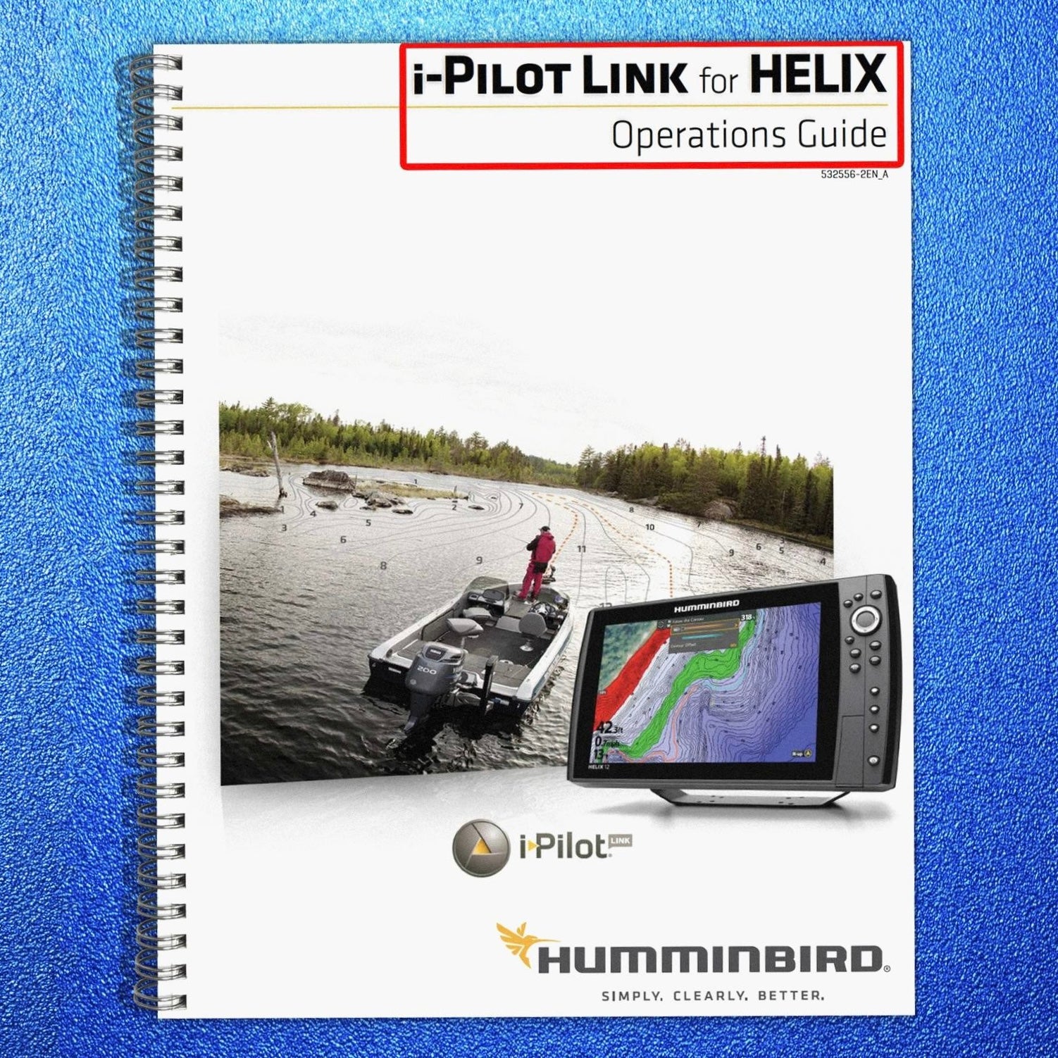 HUMMINBIRD iPilot Link for HELIX Operators Manual - WIRE BOUND - COVERS