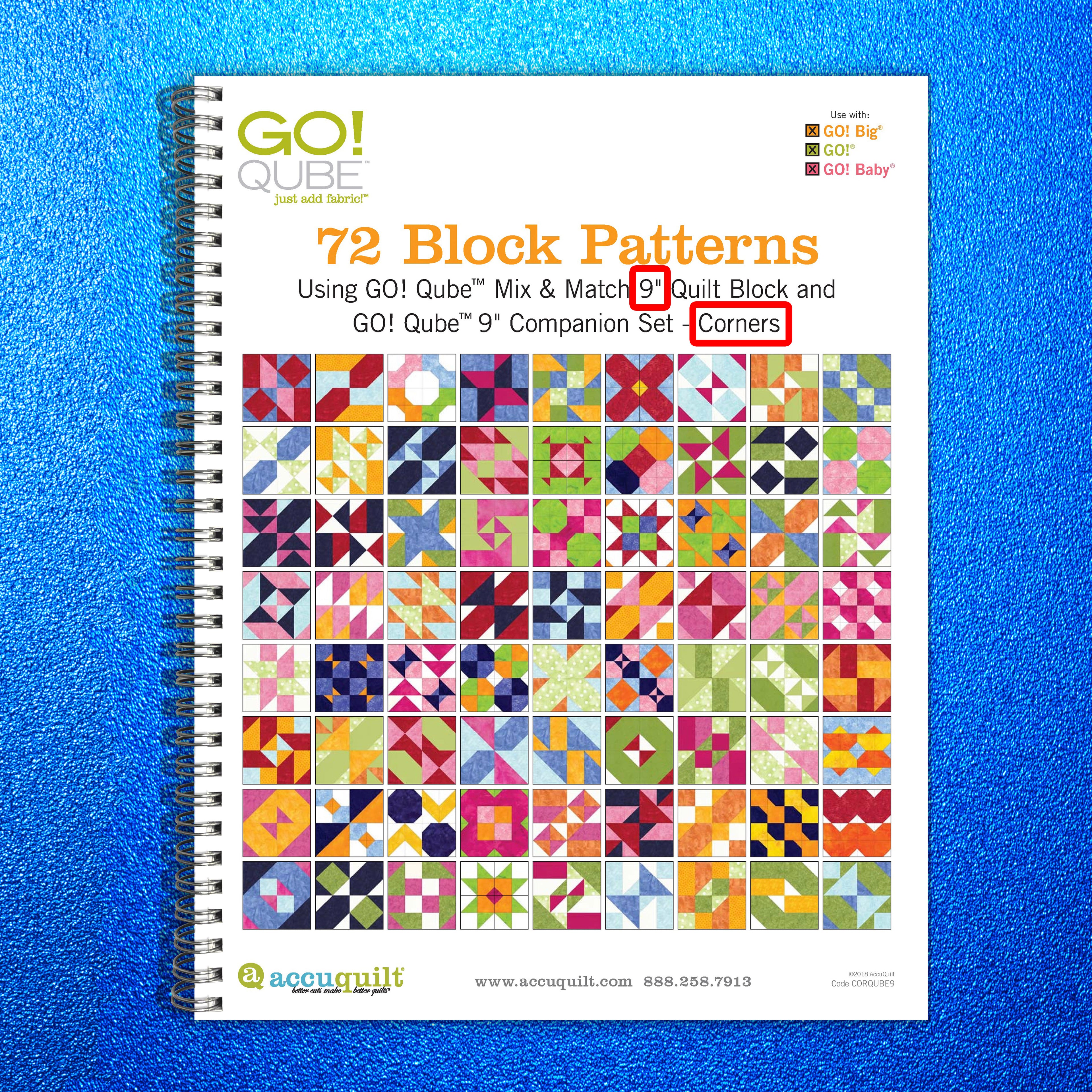 ACCUQUILT Go Qube 9" Corners - STEEL WIRE BOUND - PROTECTIVE COVERS