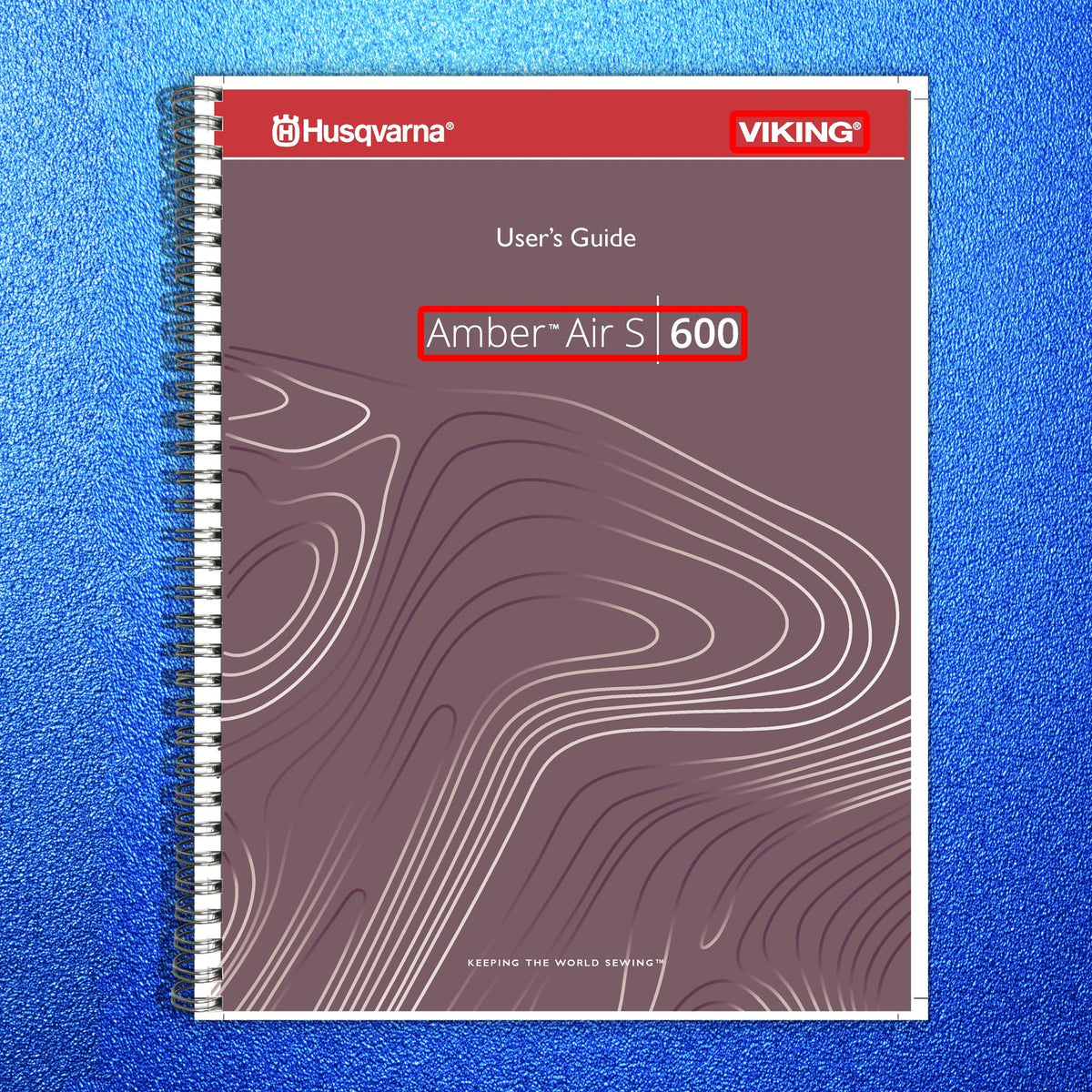 HUSQVARNA VIKING Amber Air S 600 Users Guide Manual - WIRE BOUND - TOUGH COVERS