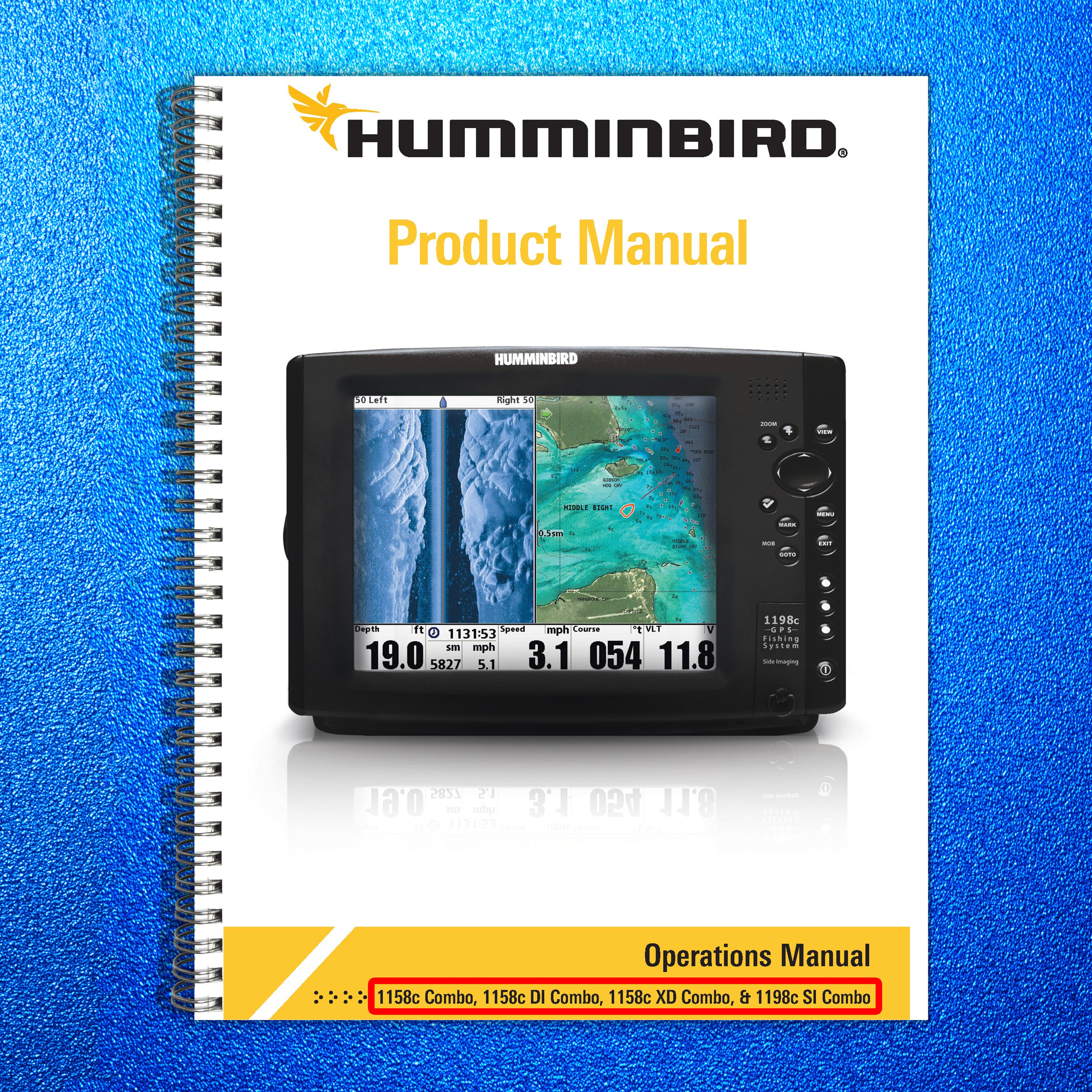 HUMMINBIRD 1100c 1158c 1158 DI XD 1198c SI User Manual - TOUGH WIRE BINDING