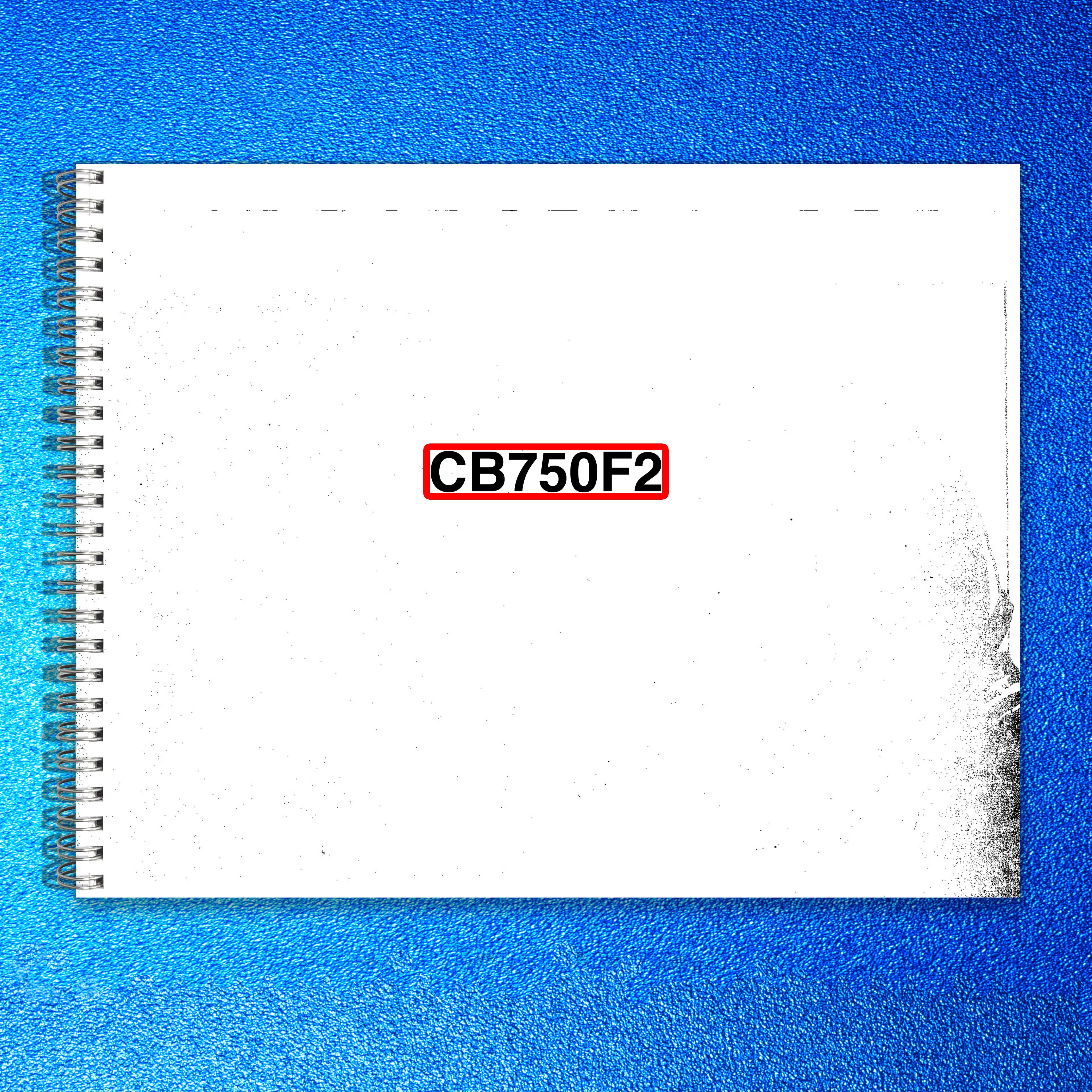 HONDA CB750F2 CB SevenFifty Owners Manual 1993 - BOUND - COVERS - XL FOLDOUTS