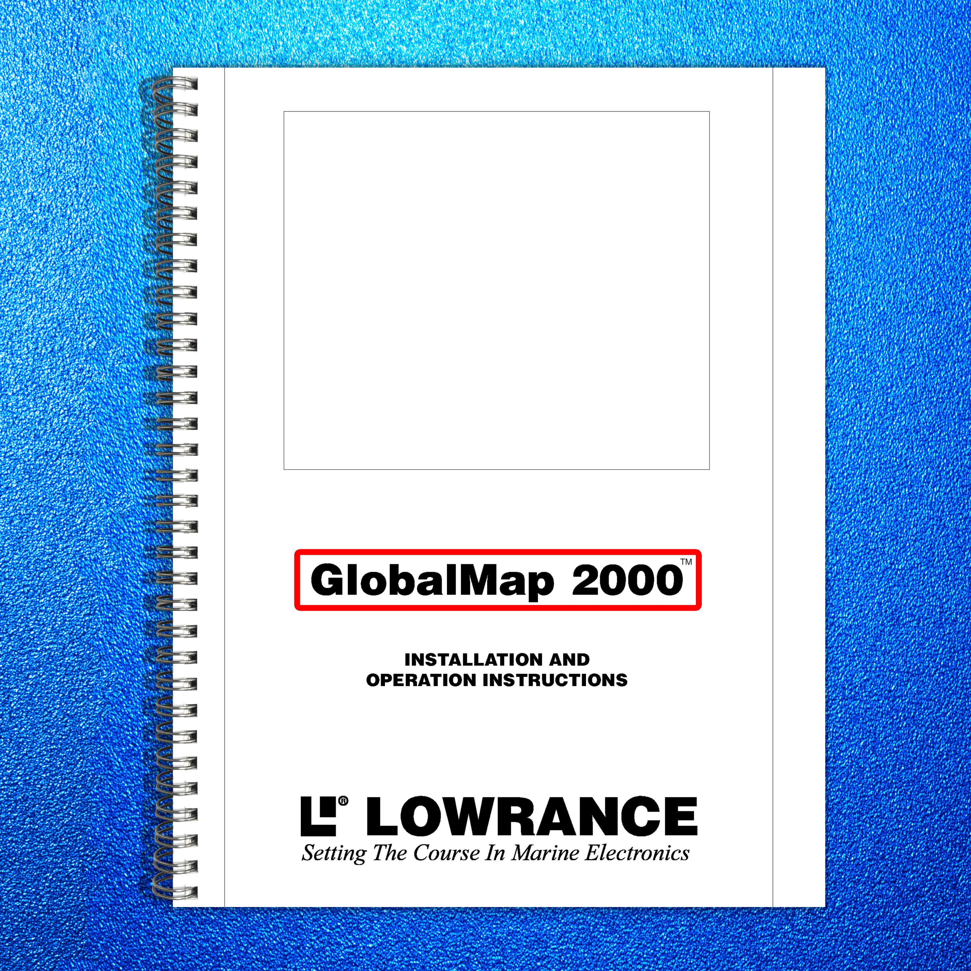 LOWRANCE 000-10542-001 GPS Receiver User Manual - WIRE BOUND - TOUGH COVERS