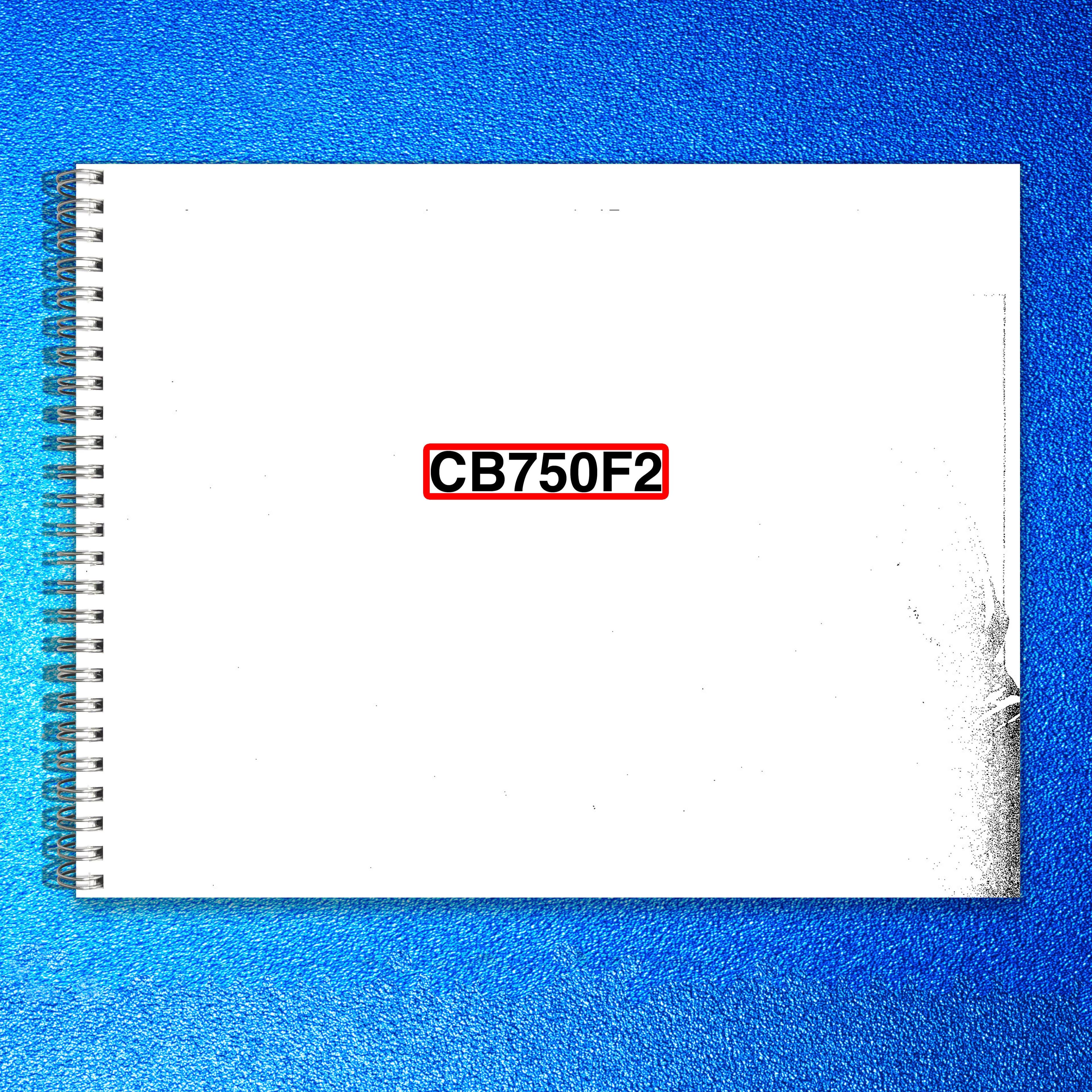 HONDA CB750F2 SevenFifty Owners Manual 1995 - BOUND - COVERS - XL FOLDOUT PAGES